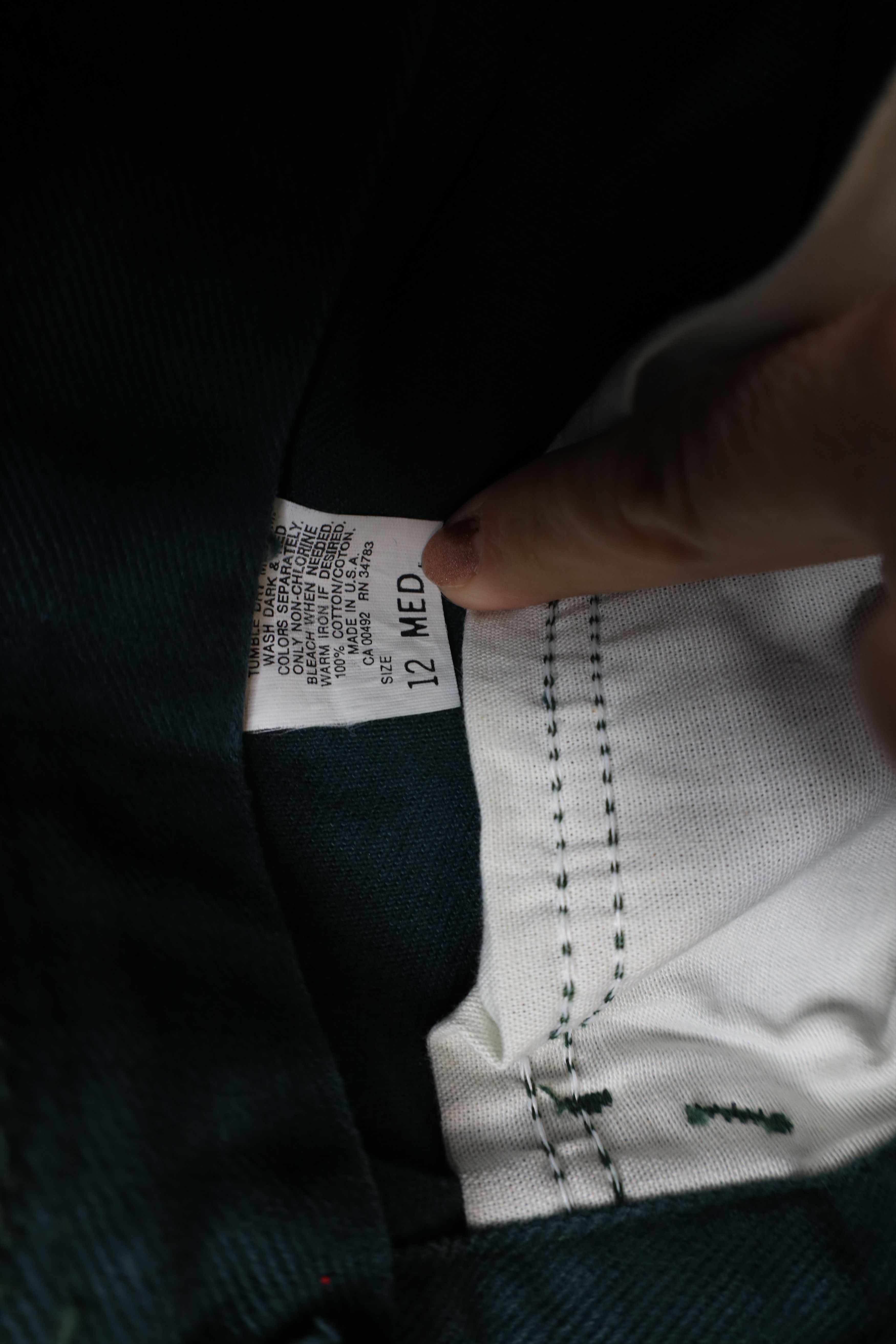 Lee × Vintage Deadstock Vintage 90s Lee Tapered Leg Denim Jeans Green USA Size 34" / US 12 / IT 48 - 7 Thumbnail
