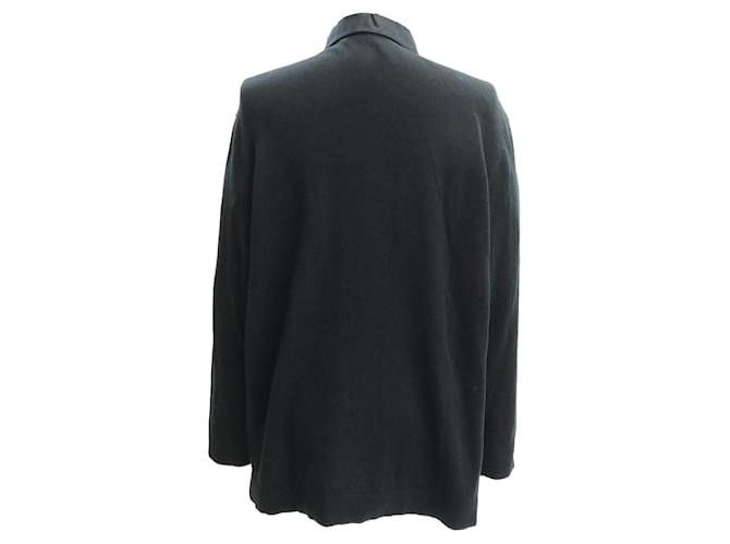 Hermes Bride de Gala Polo-shirt in printed silk & black knit Hermès Size S / US 4 / IT 40 - 4 Thumbnail