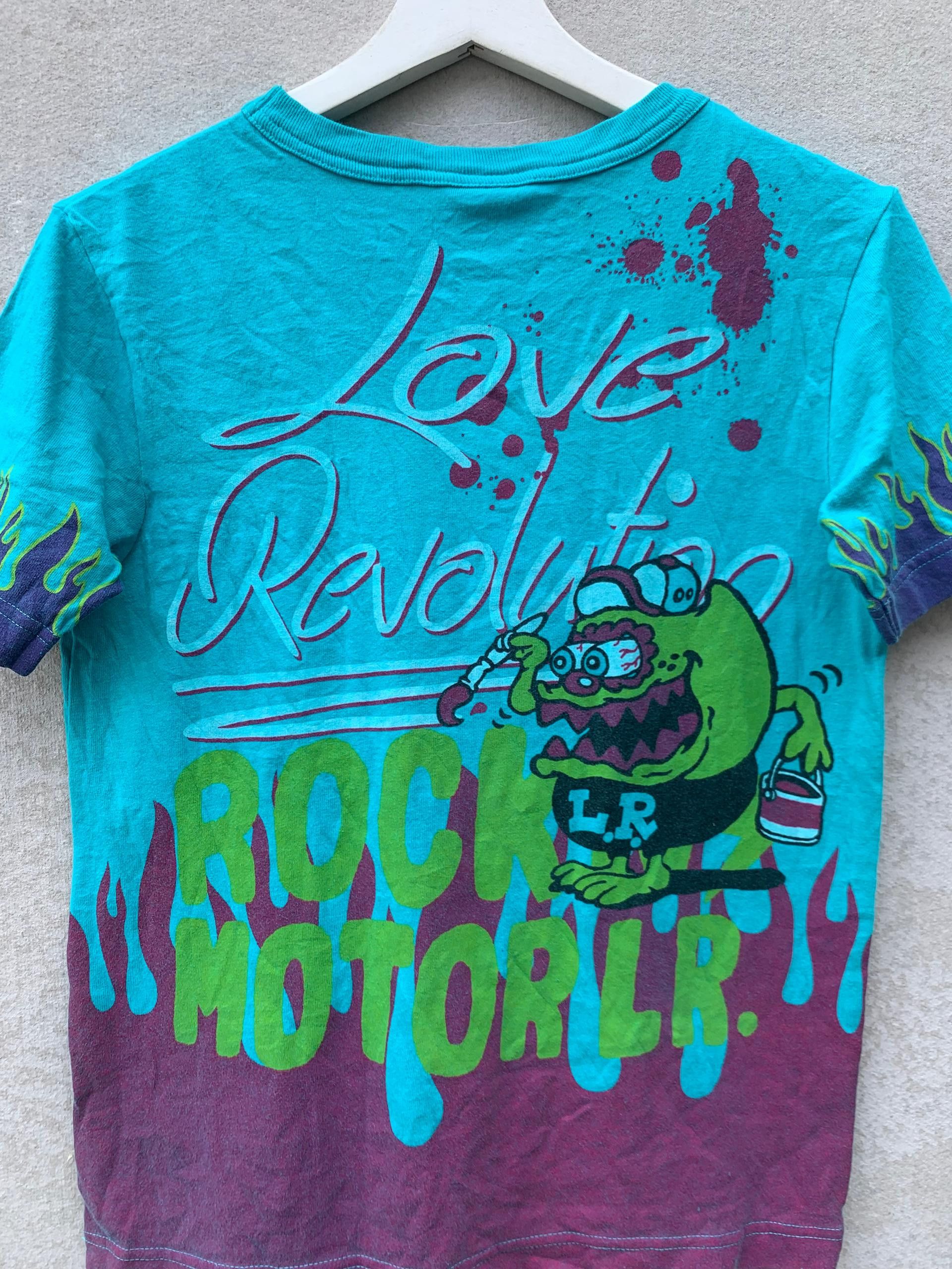 Angel Blue Love Revolution Monster Of Rockin Shirt Size US S / EU 44-46 / 1 - 5 Thumbnail