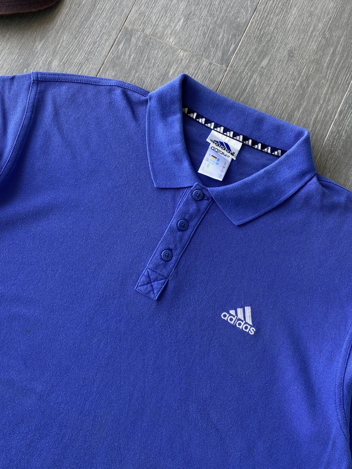 Adidas × Vintage Vintage 90’s Adidas Polo Shirt Size US L / EU 52-54 / 3 - 1 Thumbnail