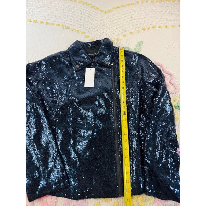& Other Stories Colleen Lopez Dazzling Blue Jacket with Sparkle NWT L Size L / US 10 / IT 46 - 2 Thumbnail