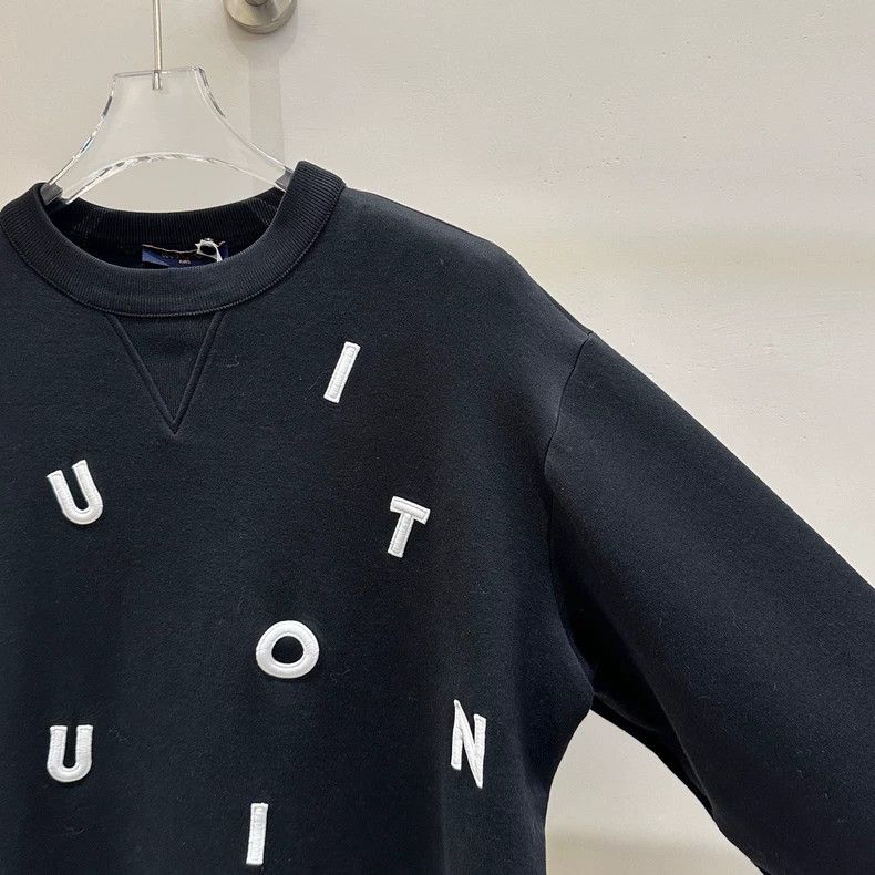 Louis Vuitton Louis Vuitton Black monogrammed sweatshirt 2501-Nextarrow Size US XXL / EU 58 / 5 - 4 Thumbnail