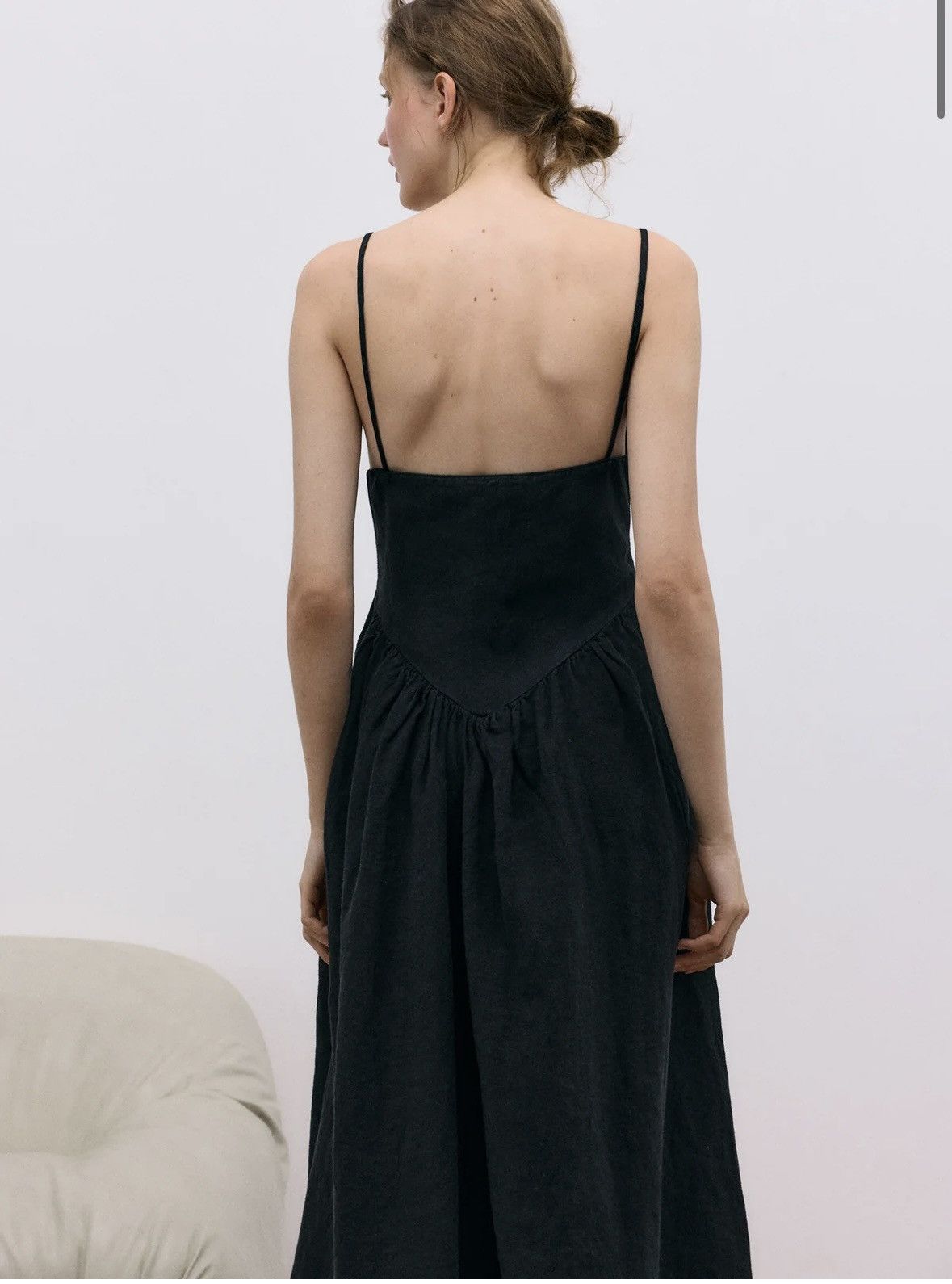 Other The New Society women’s S Lippia black Portuguese cotton lin Size S / US 4 / IT 40 - 2 Thumbnail