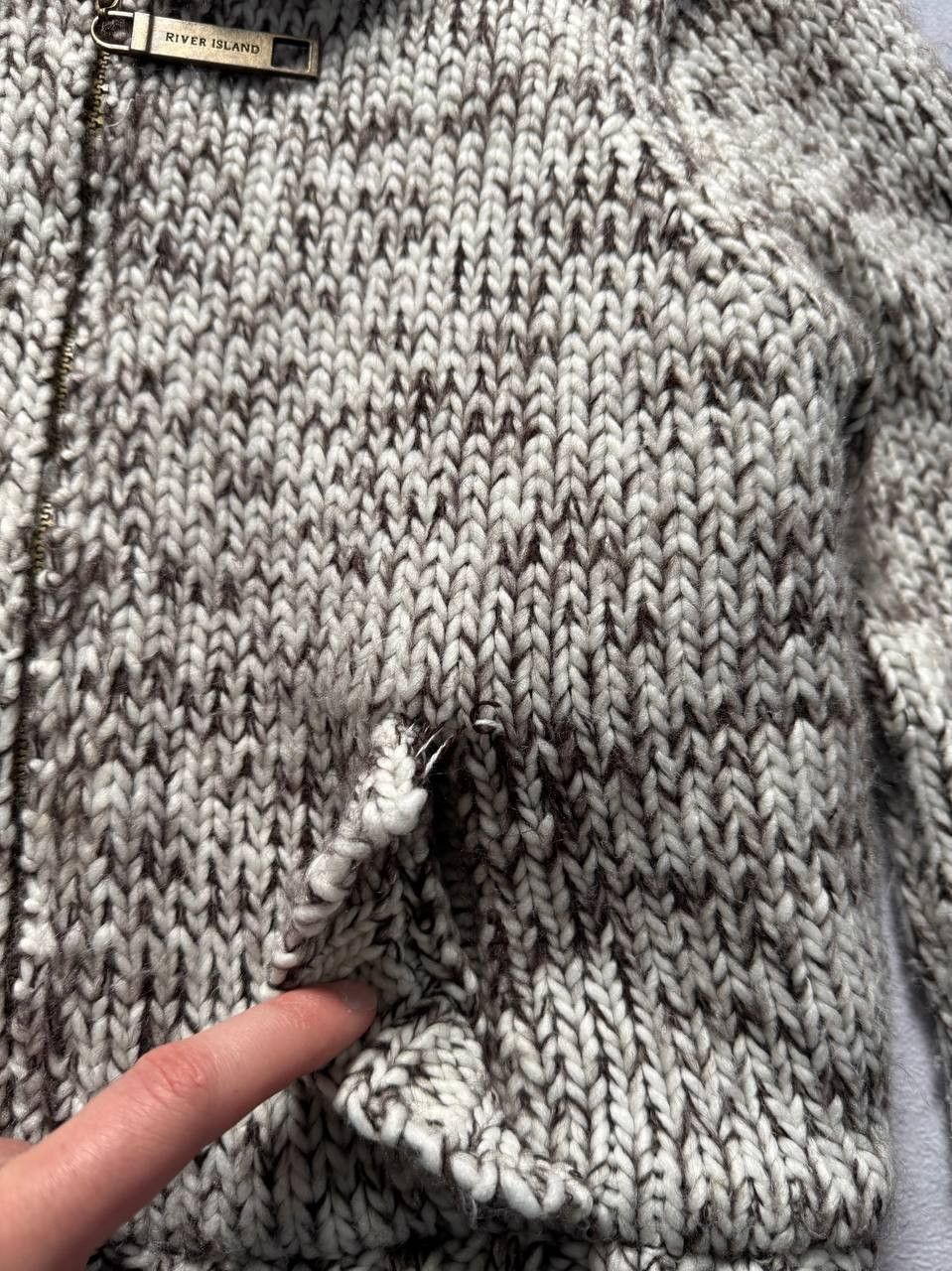 Japanese Brand Vintage Y2K Faux Fur Opium Mohair Knit Jacket Size M / US 6-8 / IT 42-44 - 8 Thumbnail