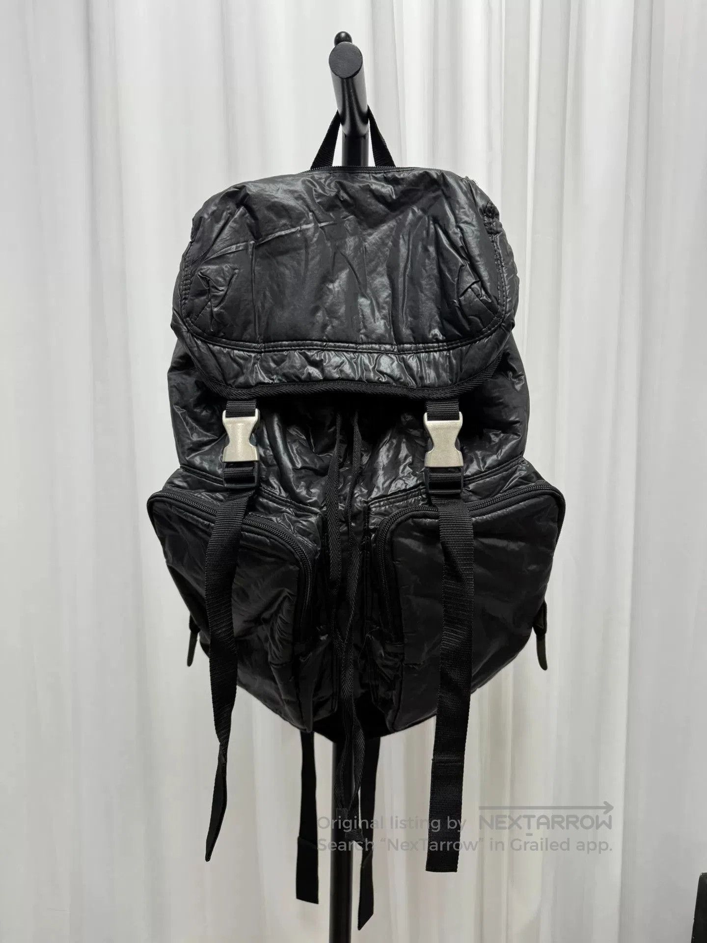 Yohji Yamamoto Yohji Yamamoto Nylon Backpack. Size ONE SIZE - 1 Thumbnail