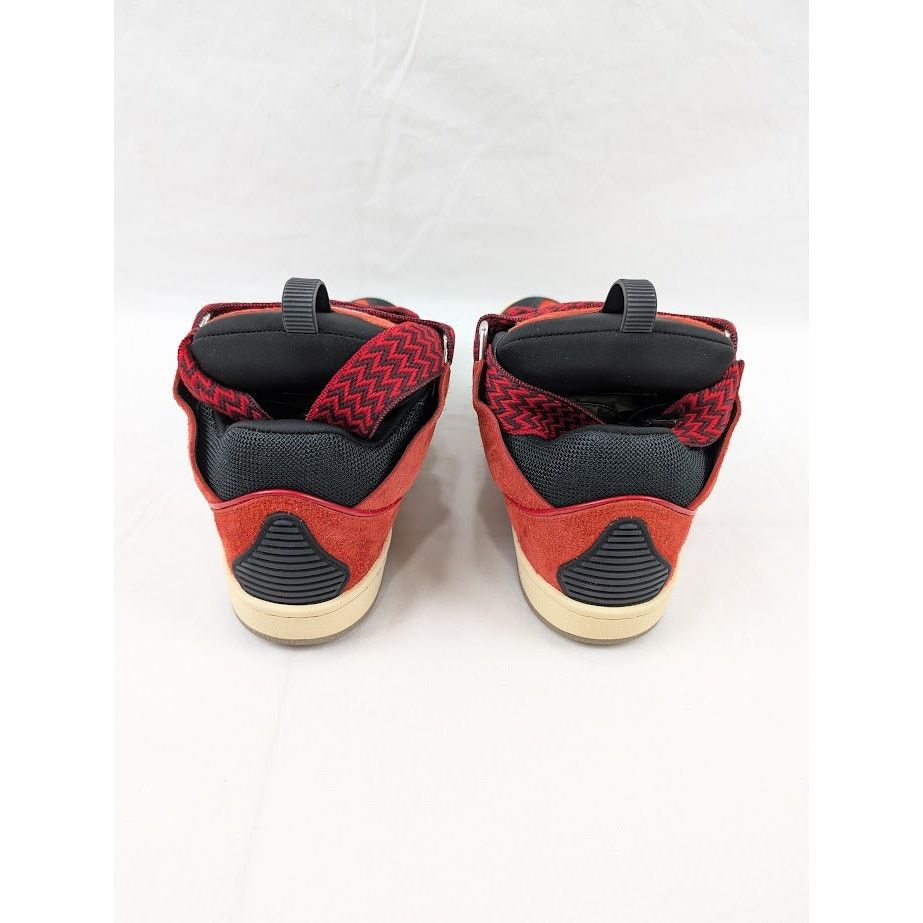 Lanvin o1rshd1 Curb Sneakers in Poppy Red/Black Size US 11 / EU 44 - 18 Thumbnail