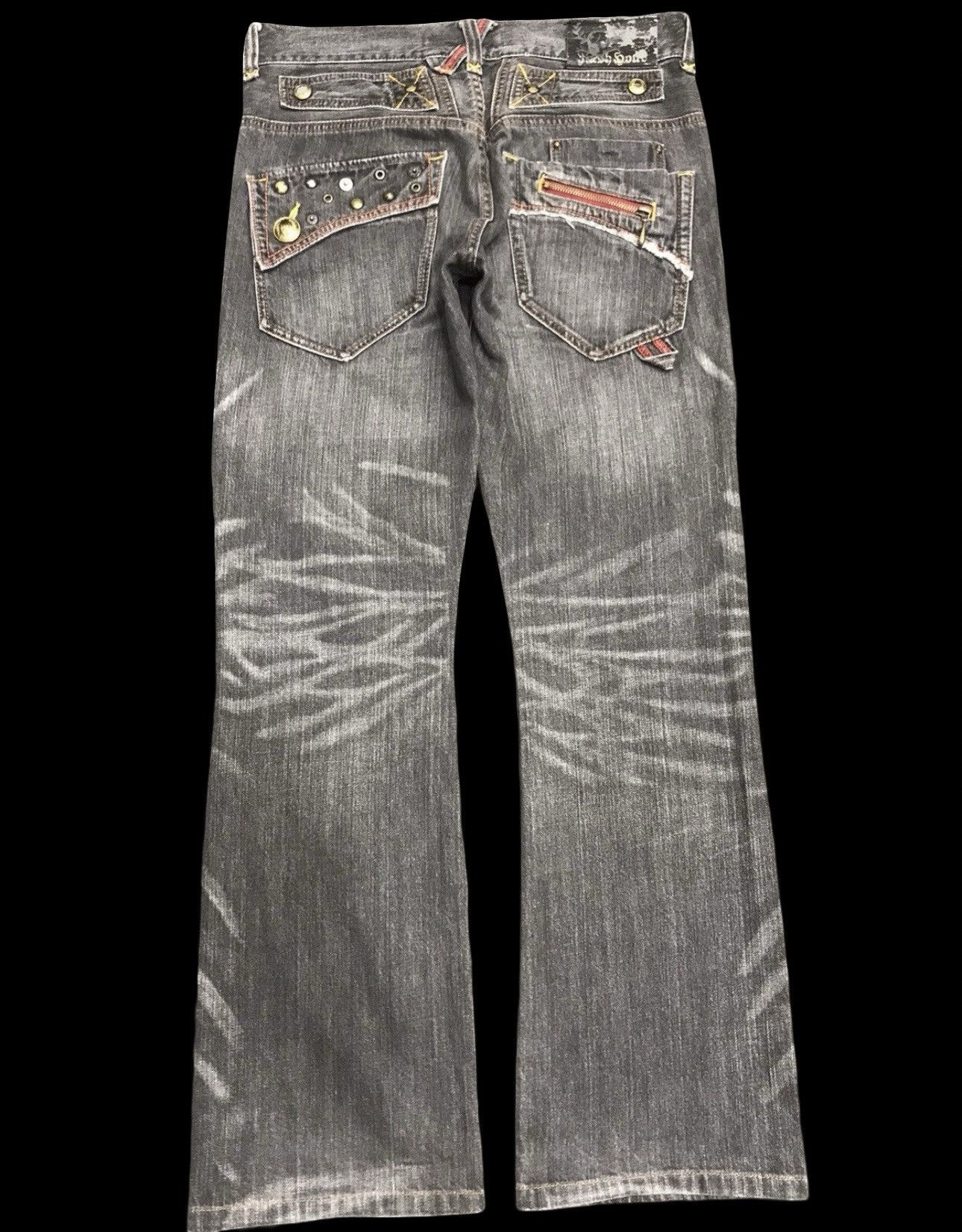 Japanese Brand 💥FLARE💥Archival RushHour Japan Black Stone Wash Denim F168 Size US 32 / EU 48 - 1 Thumbnail