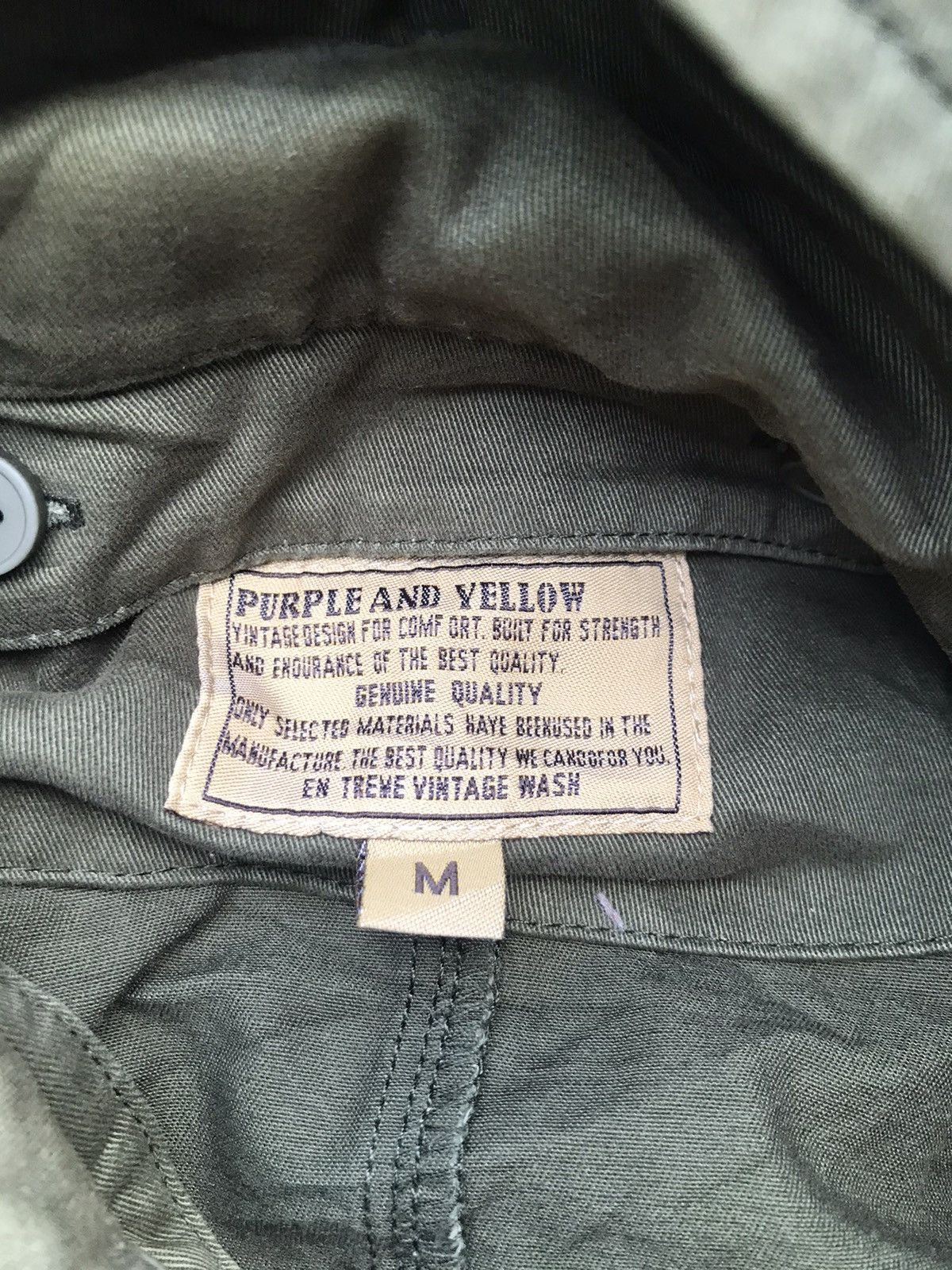 Japanese Brand Purple and Yellow Parka Military Size US M / EU 48-50 / 2 - 9 Thumbnail