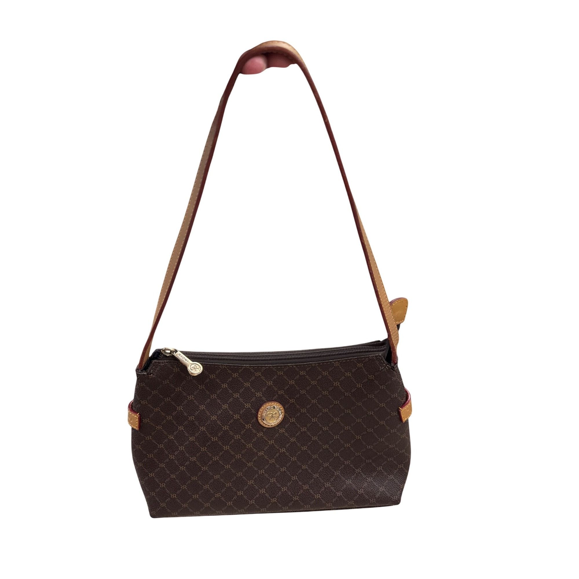 Designer Rioni Womens Brown Leather Clutch Handbag 7"x12" SKU 7332 Size ONE SIZE - 17 Thumbnail