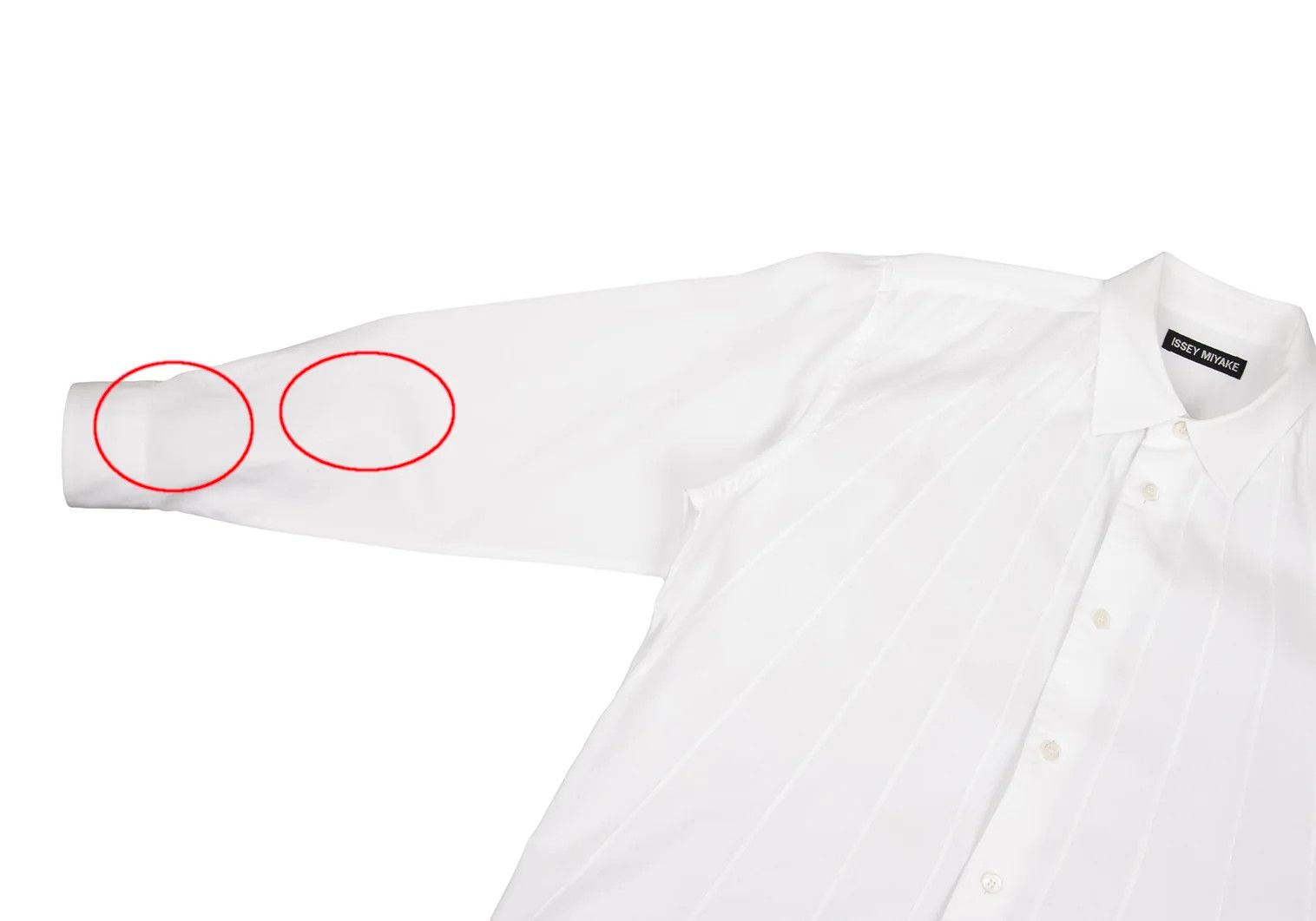Issey Miyake Front Panel Design Long Sleeve Shirt in White Size US S / EU 44-46 / 1 - 6 Thumbnail