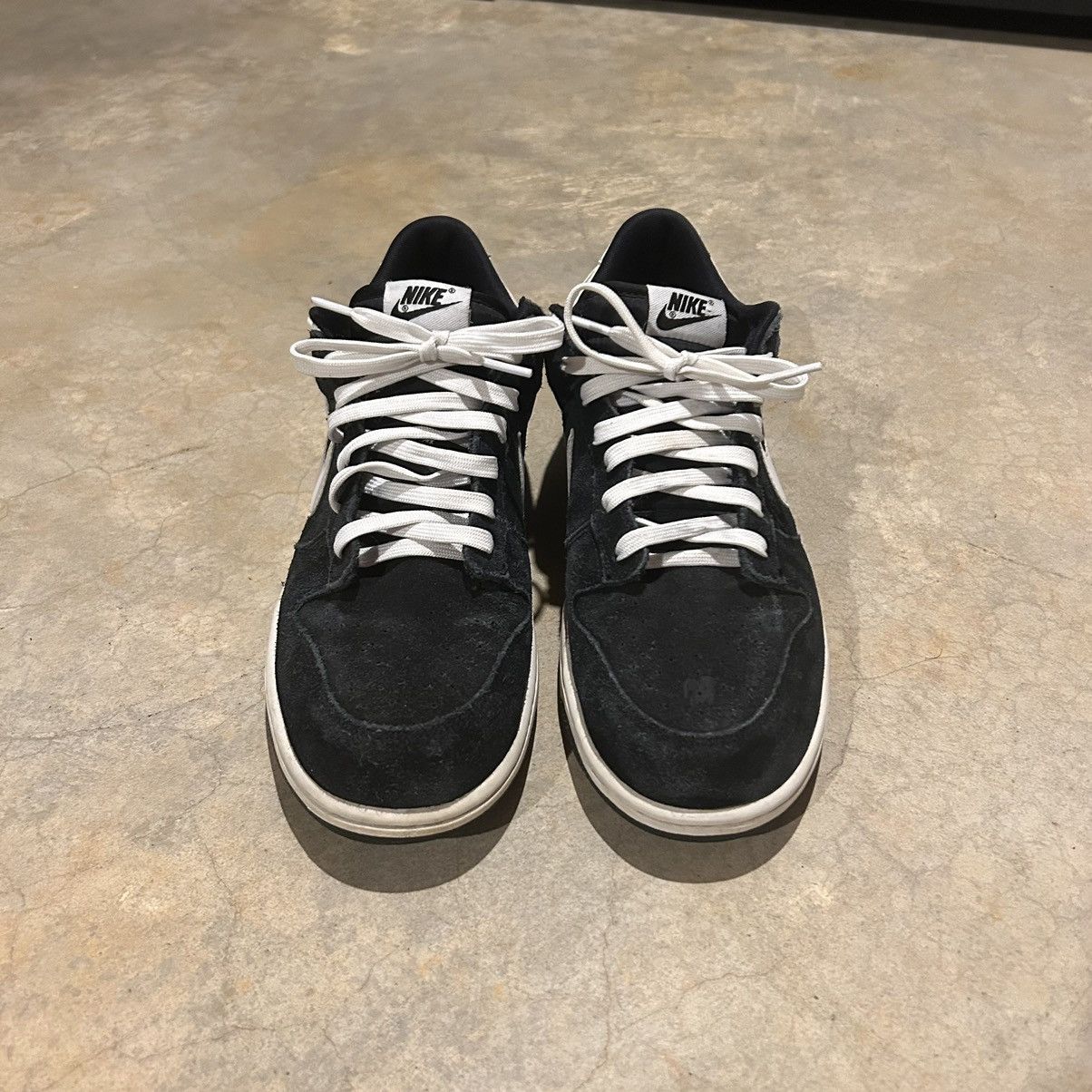 Nike Nike Dunk Low Black White Suede 2015 US 11.5 Size US 11.5 / EU 44-45 - 3 Thumbnail