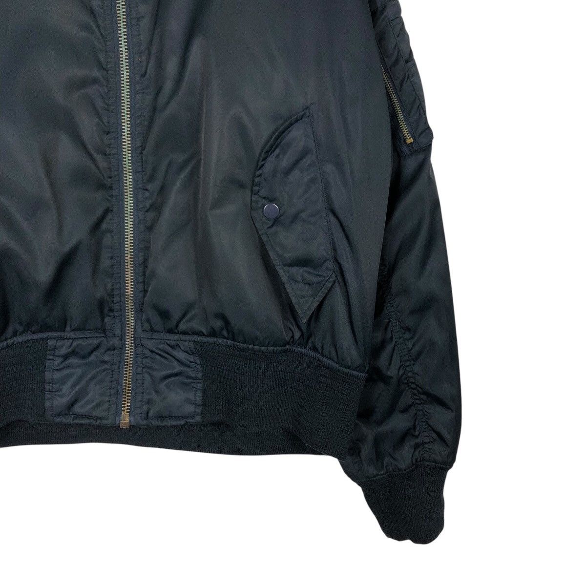 Japanese Brand × Vintage 📌Vintage Bomber Jacket Reversible Be-J For Parachute Design Size US L / EU 52-54 / 3 - 6 Thumbnail