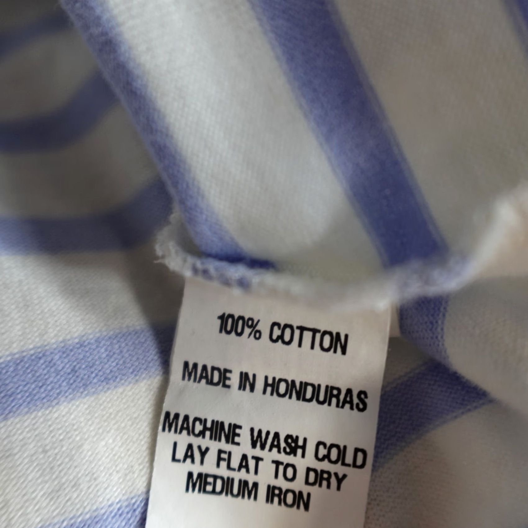 Vintage Ann Mashburn Womens Top Small White Blue Breton Stripe 100% Cotton Shirt Blouse Regular Womens Size S White Breton Stripe 100% Cotton VINTAGE? No Size S / US 4 / IT 40 - 7 Thumbnail