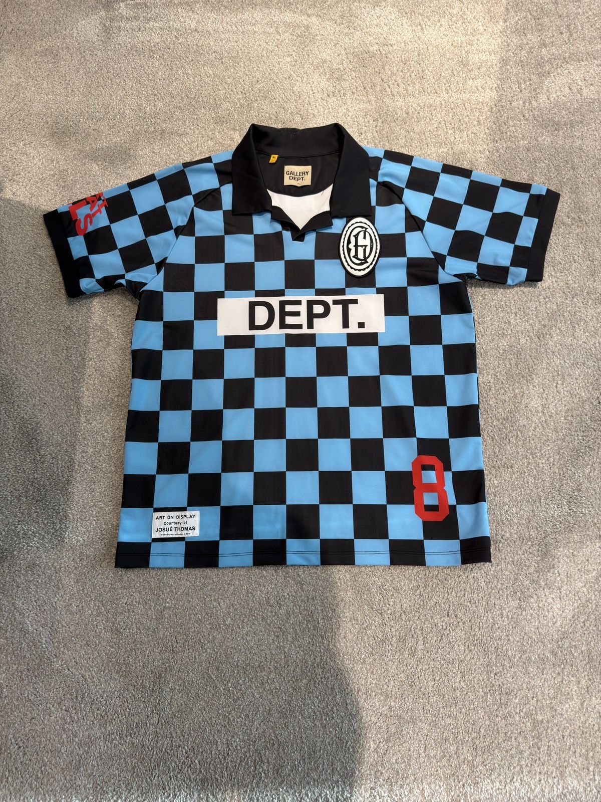 Gallery Dept. Gallery Dept - soccer jersey t-shirt Size US XL / EU 56 / 4 - 1 Thumbnail