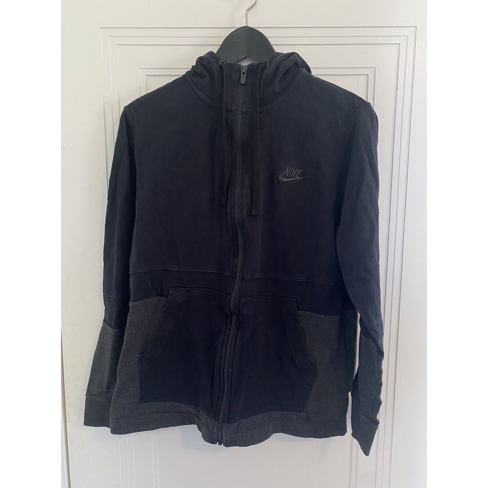 Nike Nike Women’s Black and Gray Zip-Up Hoodie Sweatshirt Size M Size M / US 6-8 / IT 42-44 - 5 Thumbnail