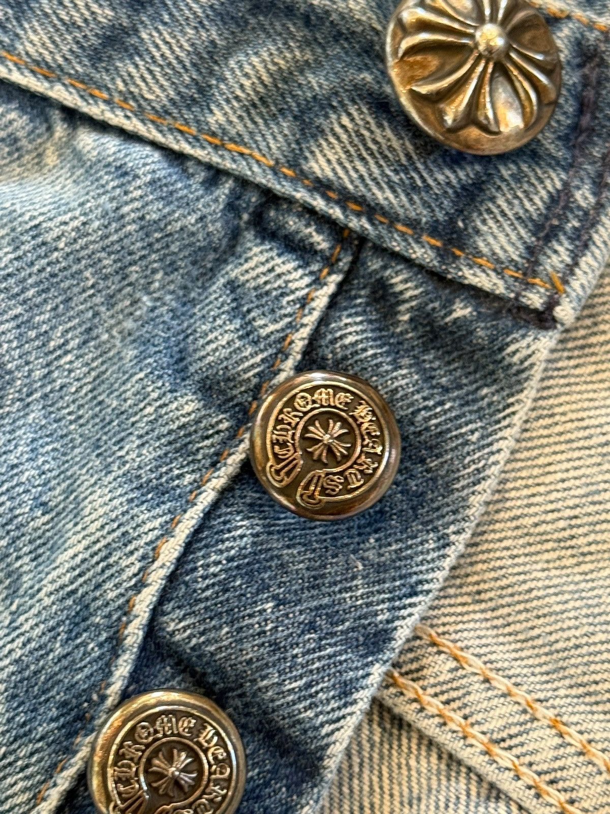 Chrome Hearts Chrome Hearts Classic Wash Patch Jeans Size US 40 / EU 56 - 8 Thumbnail