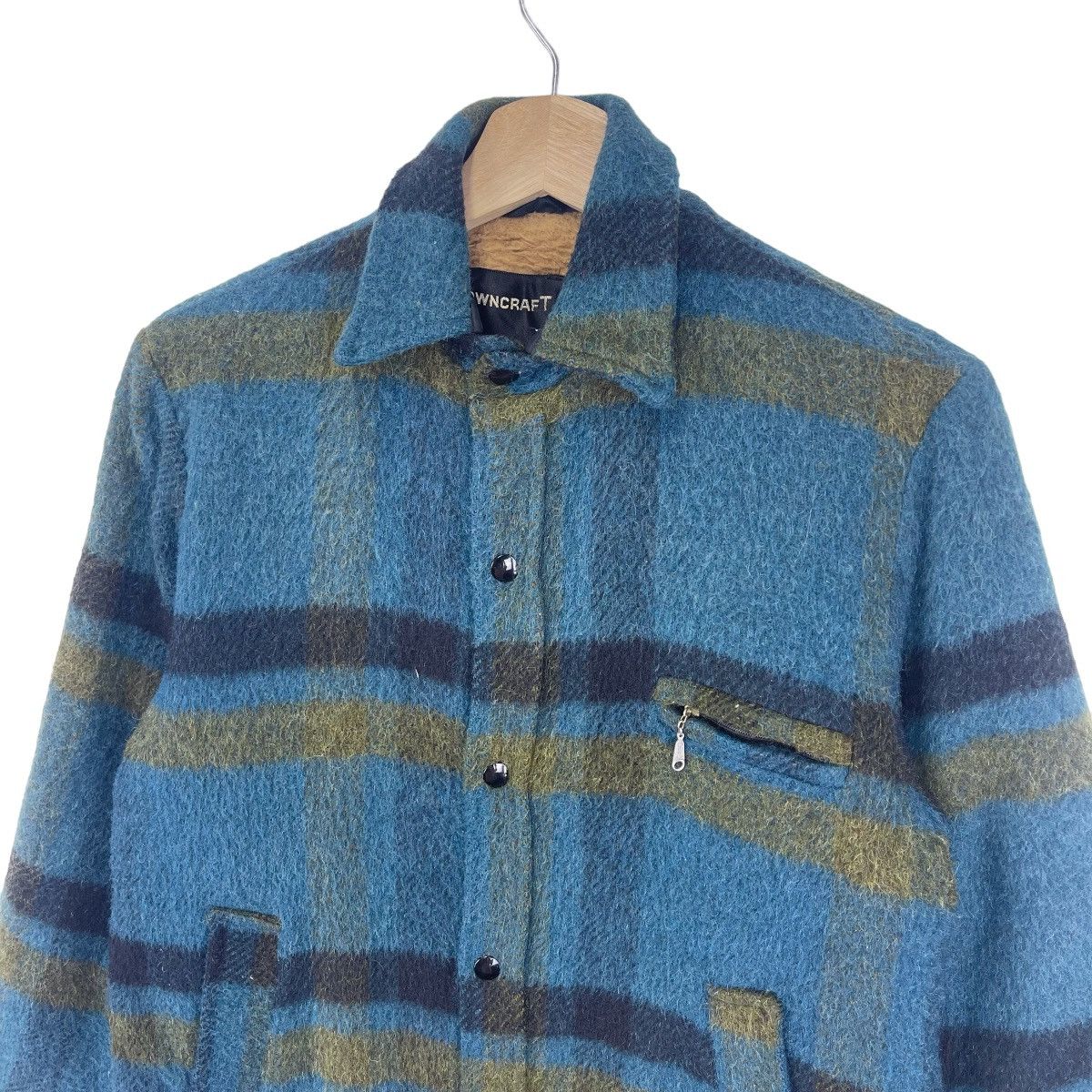 JCPenney × Towncraft × Vintage 70’s Penneys Fleece Lined Wool Plaid Jacket Size US M / EU 48-50 / 2 - 3 Thumbnail