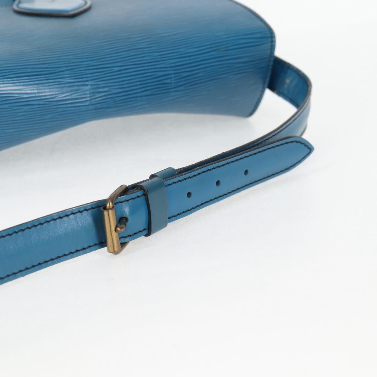 Louis Vuitton LOUIS VUITTON Epi Cartouchiere MM Shoulder Bag Blue M52245 Size ONE SIZE - 8 Thumbnail