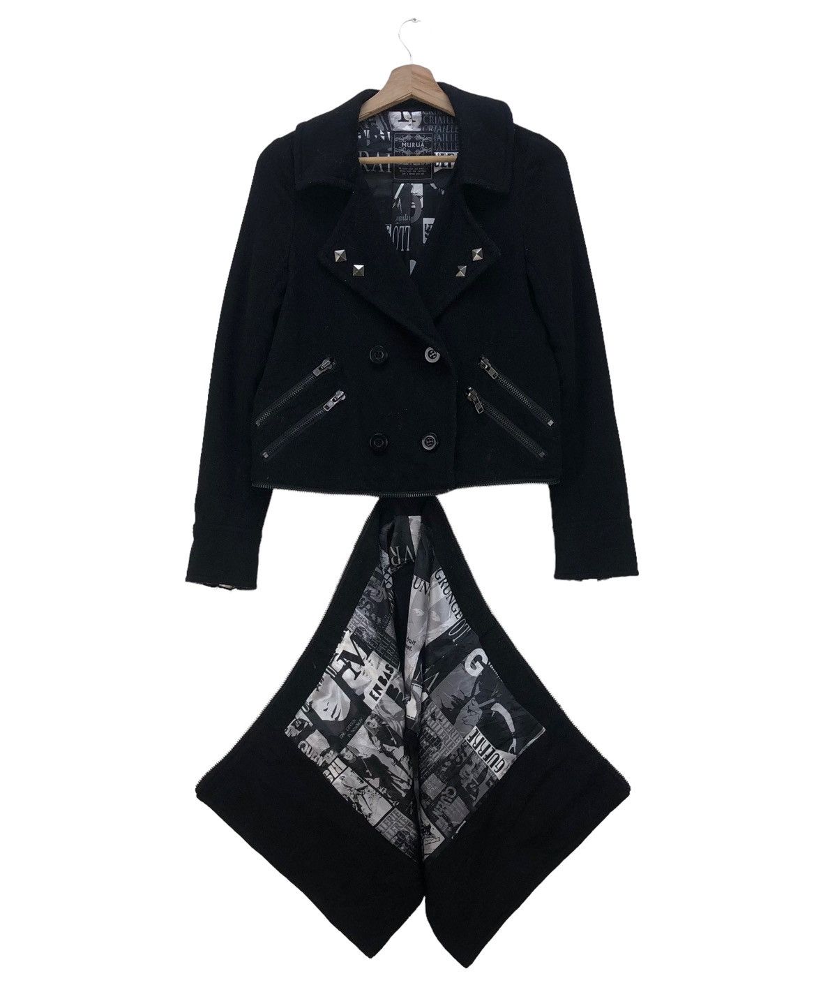 Japanese Brand Japanese Brand Double Collar Jacket Size S / US 4 / IT 40 - 1 Thumbnail