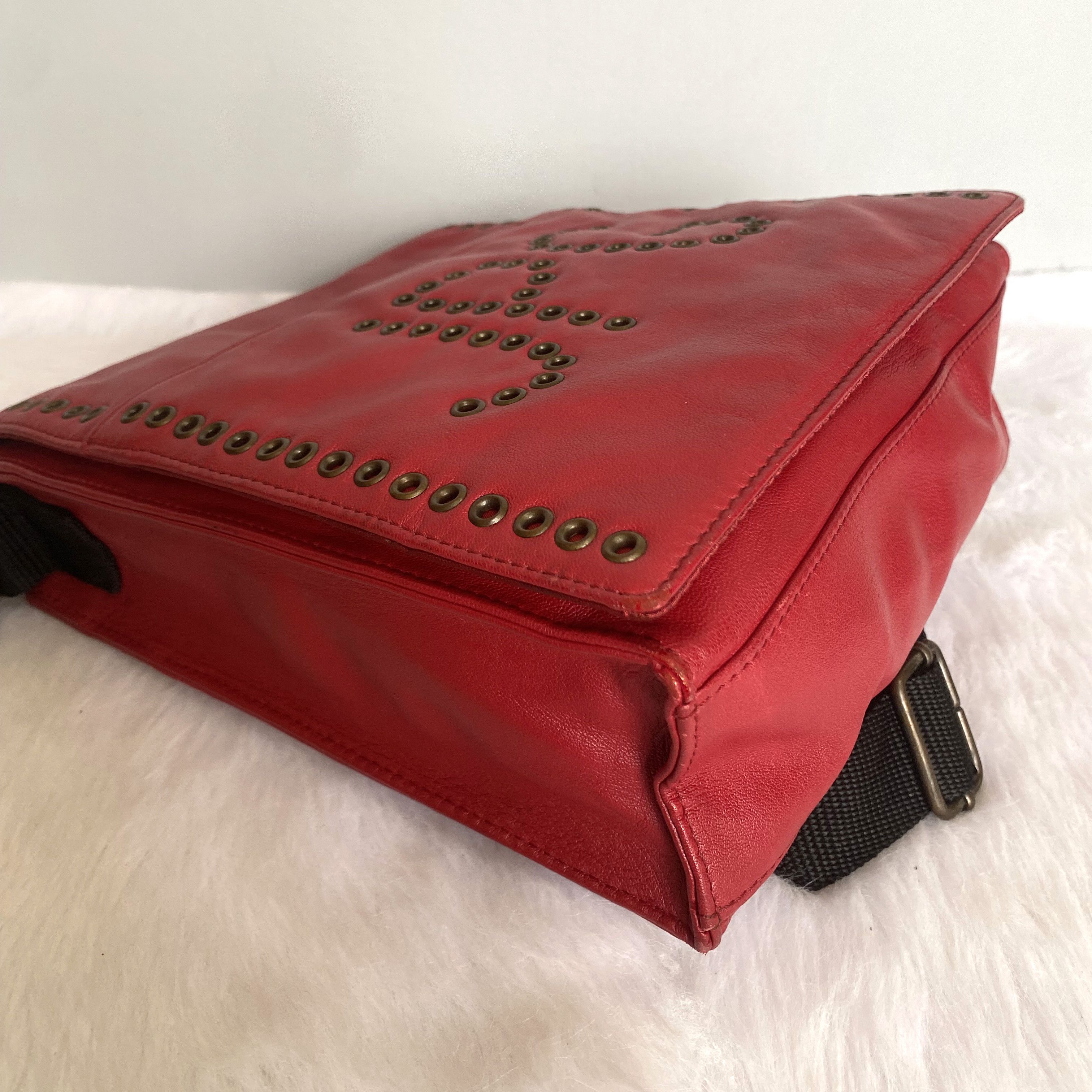 Jean Paul Gaultier × Vintage JPG Jean Paul Gaultier Logo Studded Leather Crossbody Bag Size ONE SIZE - 6 Thumbnail