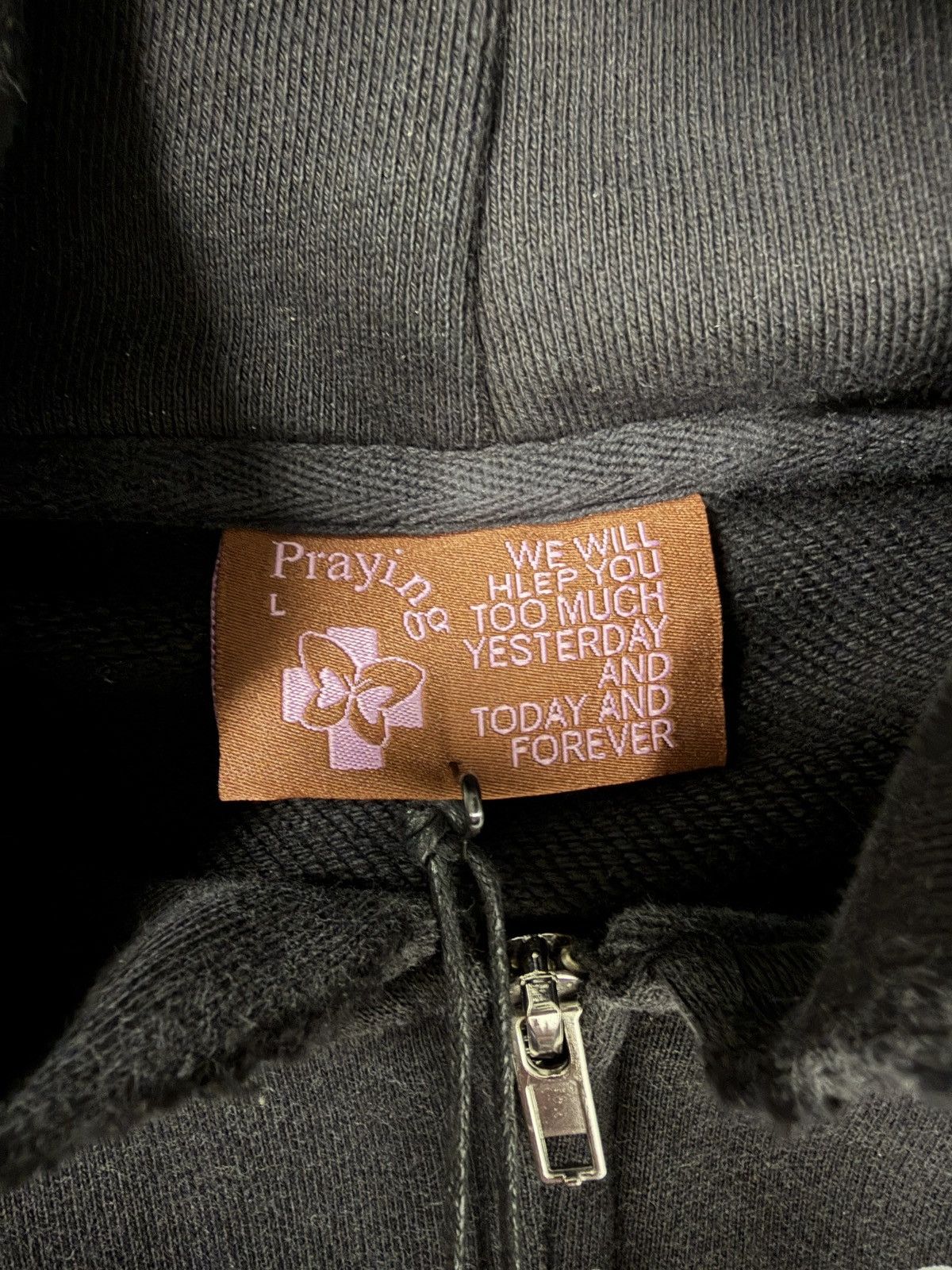 Praying PRAYINGG FINANCIAL CRISIS HOODIE Size US L / EU 52-54 / 3 - 9 Thumbnail