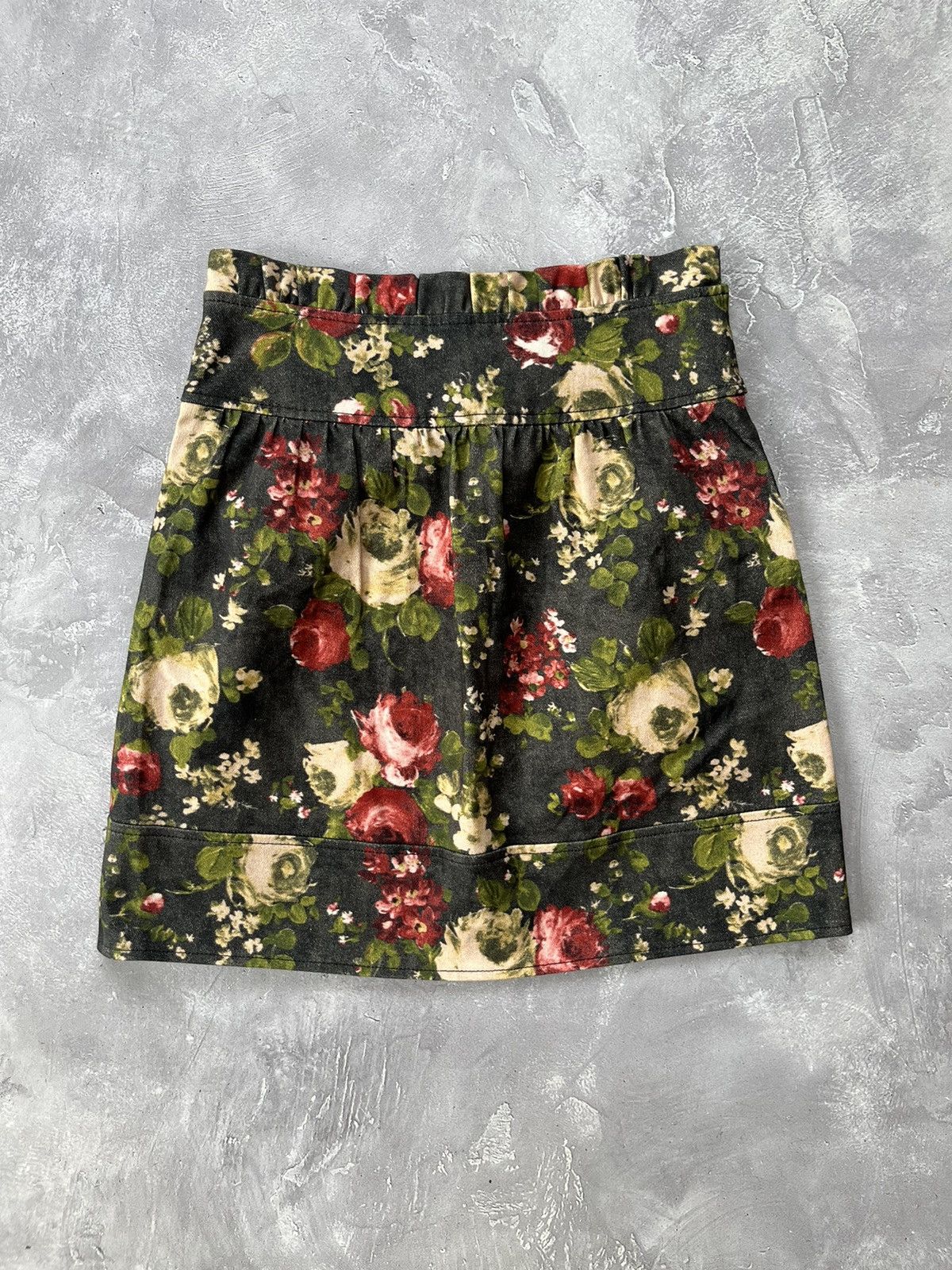 Moschino Love Moschino Cotton skirt Floral Flower Multicolor Size US6 Size 28" / US 6 / IT 42 - 2 Thumbnail