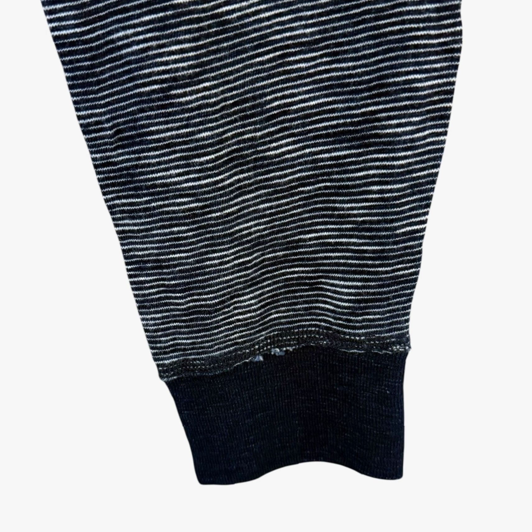 Lucky Brand VINTAGE Lucky Brand Henley Shirt Long Sleeve Size Large Blue Textured Stripe 100% Cotton Mens Size US L / EU 52-54 / 3 - 7 Thumbnail