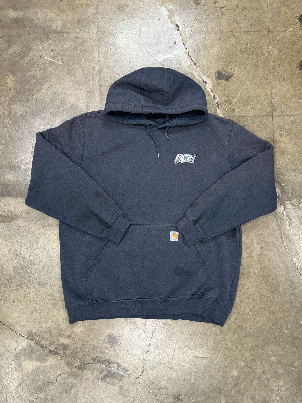 Carhartt × Vintage Carhartt M&M Wrecker Orginal Fit Pocket Hoodie XL Size US XL / EU 56 / 4 - 2 Thumbnail