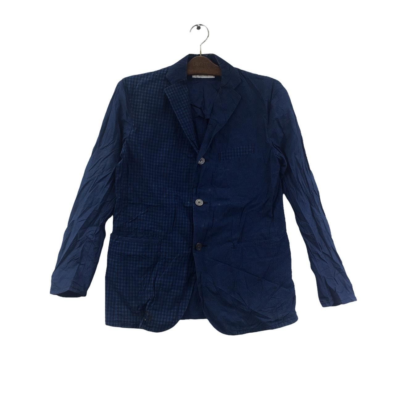 United Arrows Vtg 90’ UNITED ARROWS JAPAN Blue Cardigan Jacket Blouse Size S / US 4 / IT 40 - 1 Thumbnail