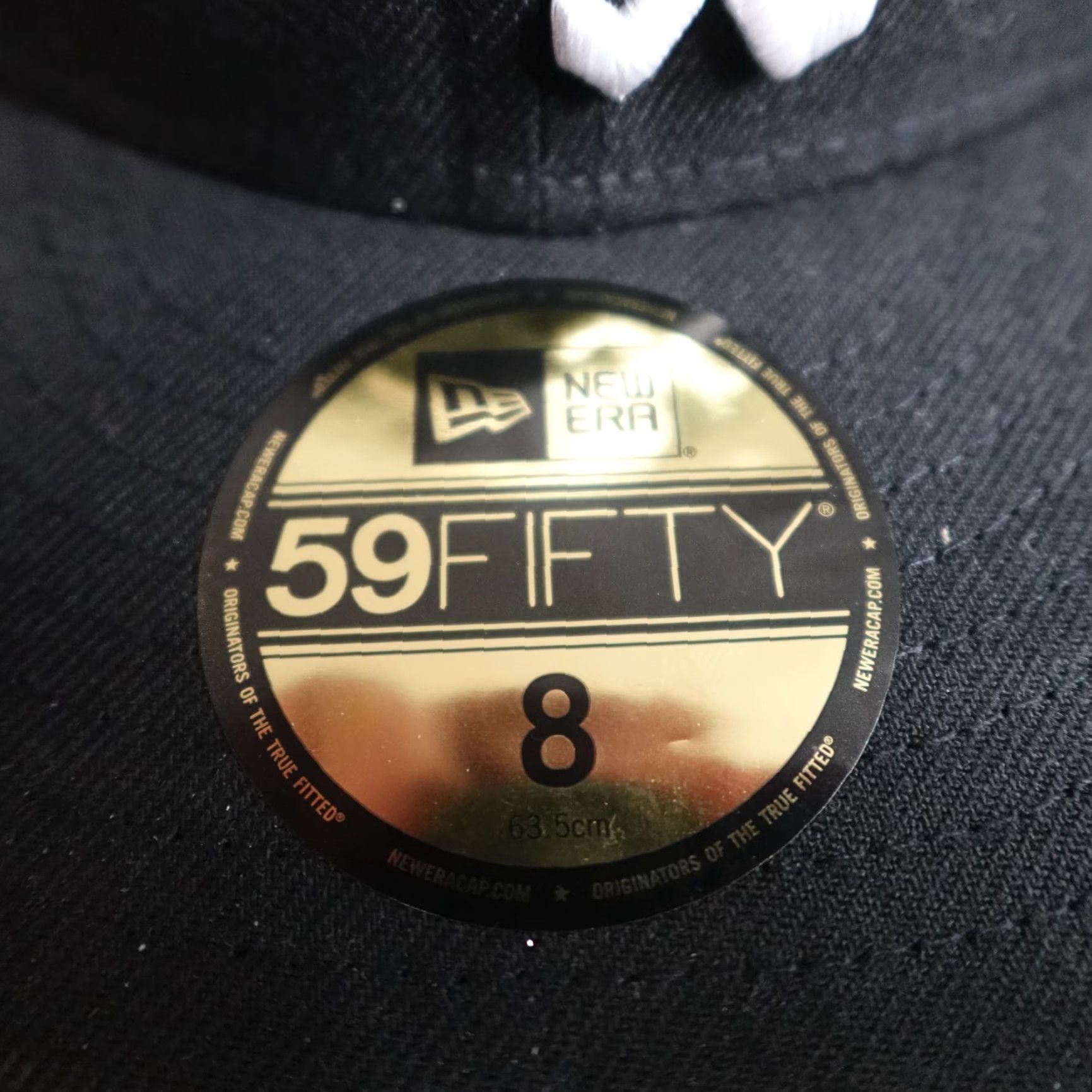 New Era Chicago White Sox Hat Fitted 8 Embroidered New Era Fitted Baseball Cap Men Black Polyester Sports Casual Signals 90s Size ONE SIZE - 7 Thumbnail