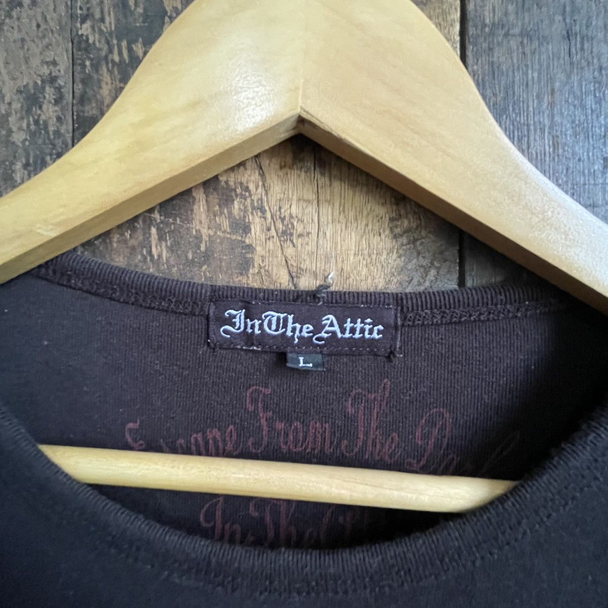 In The Attic In The Attic Punk Skull Y2K Tee Shirt Size US L / EU 52-54 / 3 - 5 Thumbnail