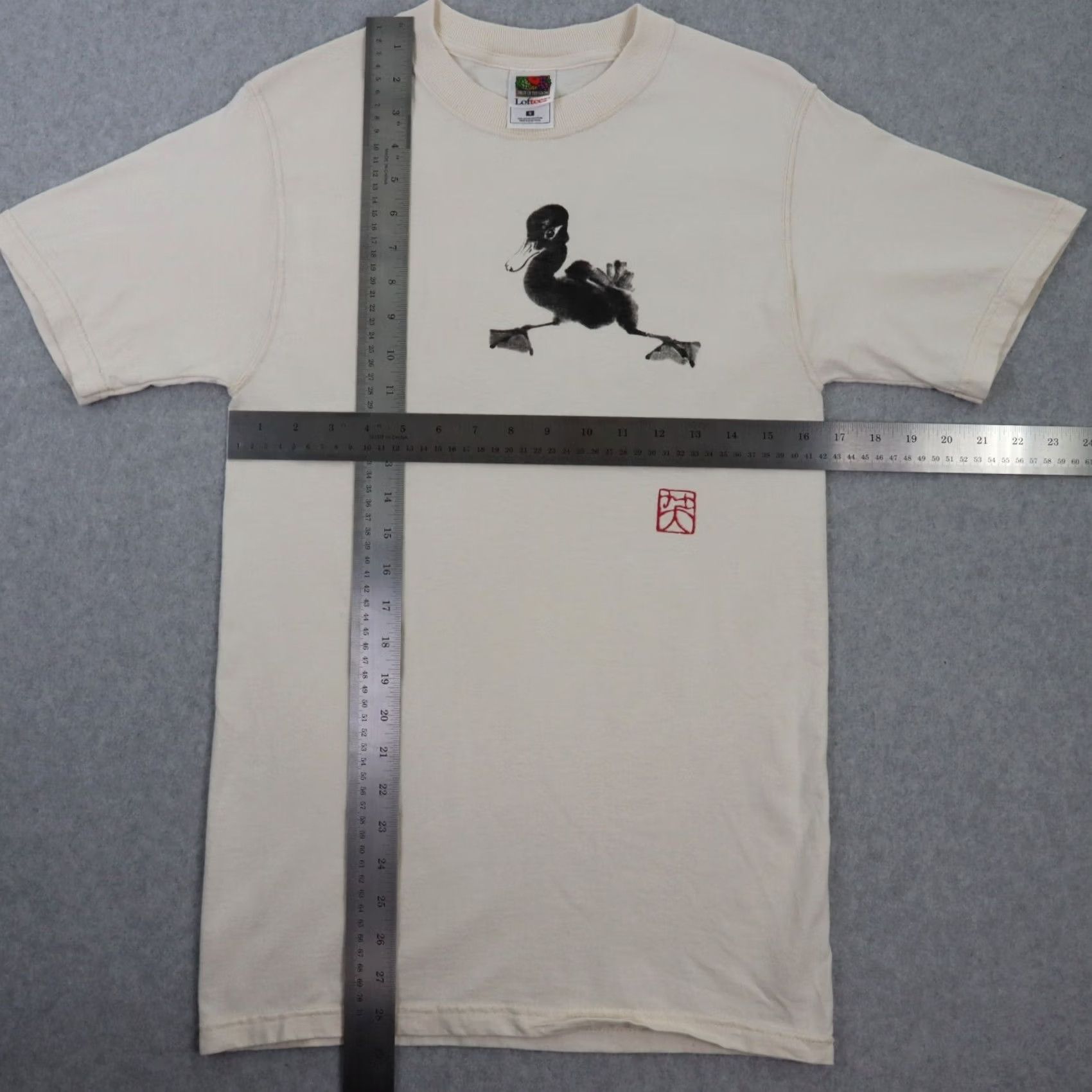 Fruit Of The Loom Nancy Rupp Mens Small Artist Vintage TShirt Ducks 2 sided Print RARE Artworks Size US S / EU 44-46 / 1 - 4 Thumbnail