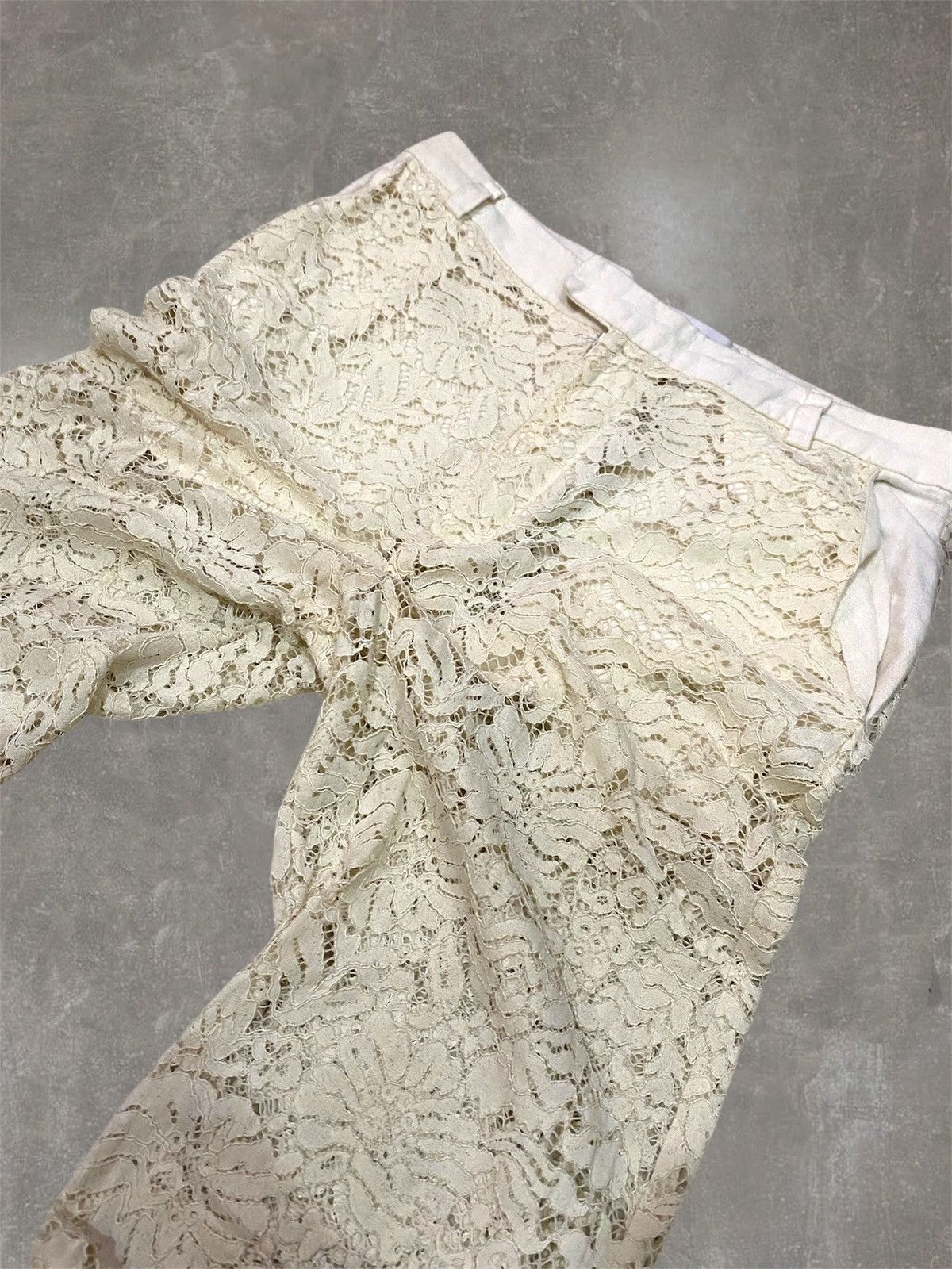 Designer × Issey Miyake × Japanese Brand Takara Wong Flower Pant Size US 31 - 2 Thumbnail
