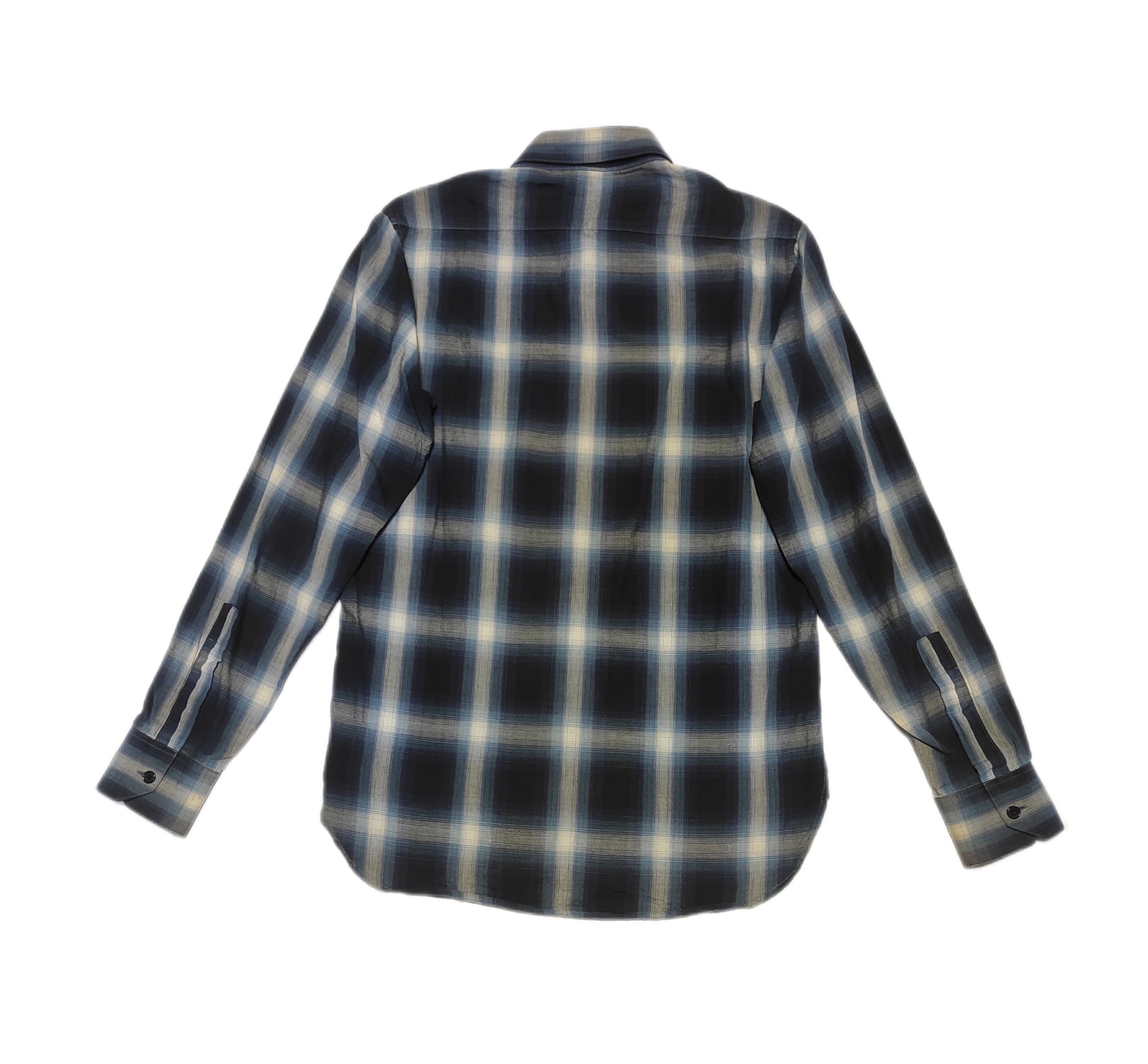 Saint Laurent Paris Beautiful Blu patern Saint Laurent Shirt Size US M / EU 48-50 / 2 - 4 Thumbnail