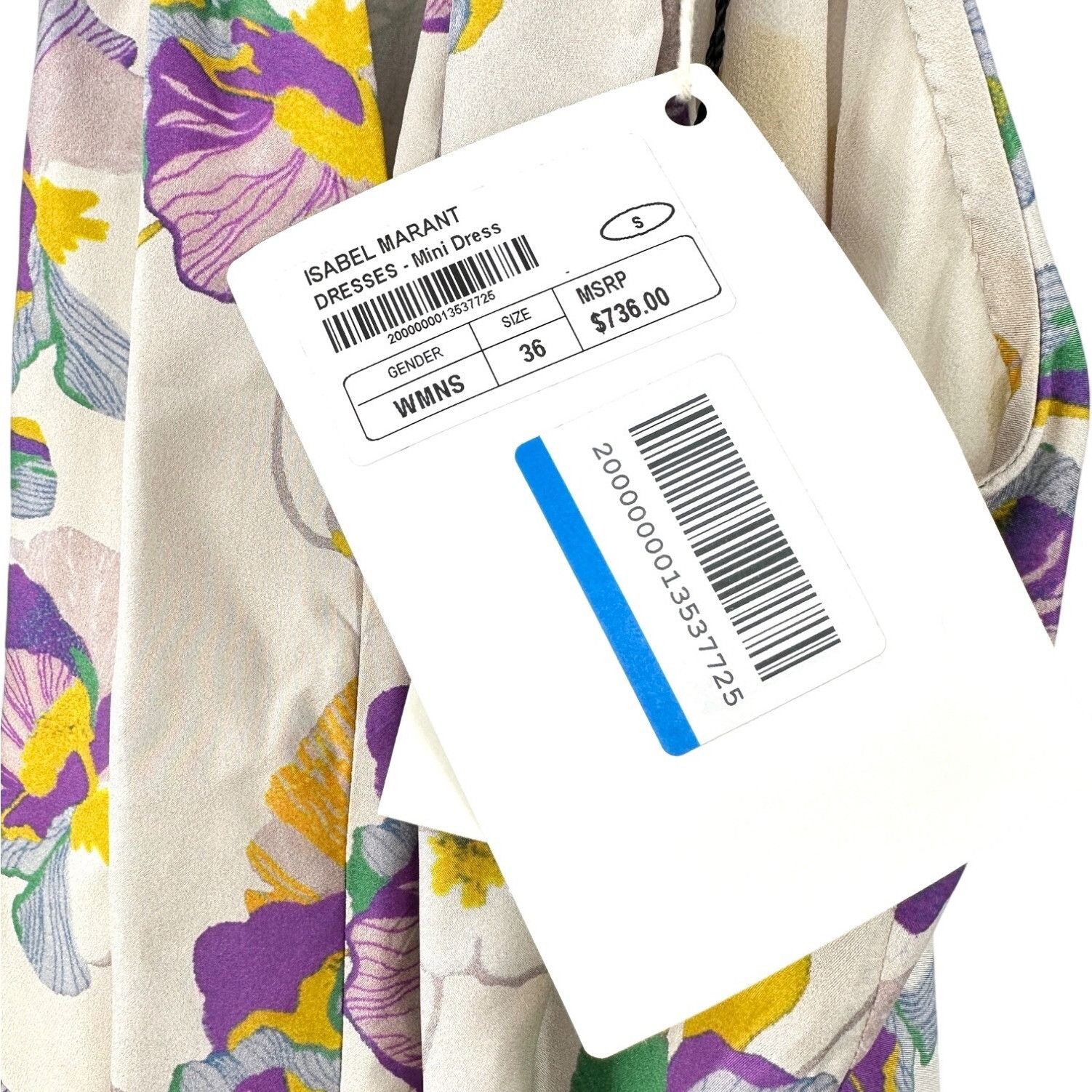 Isabel Marant Isabel Marant Suzyli Twist Front Cross-Back Mini Dress FR36 Size S / US 4 / IT 40 - 12 Thumbnail
