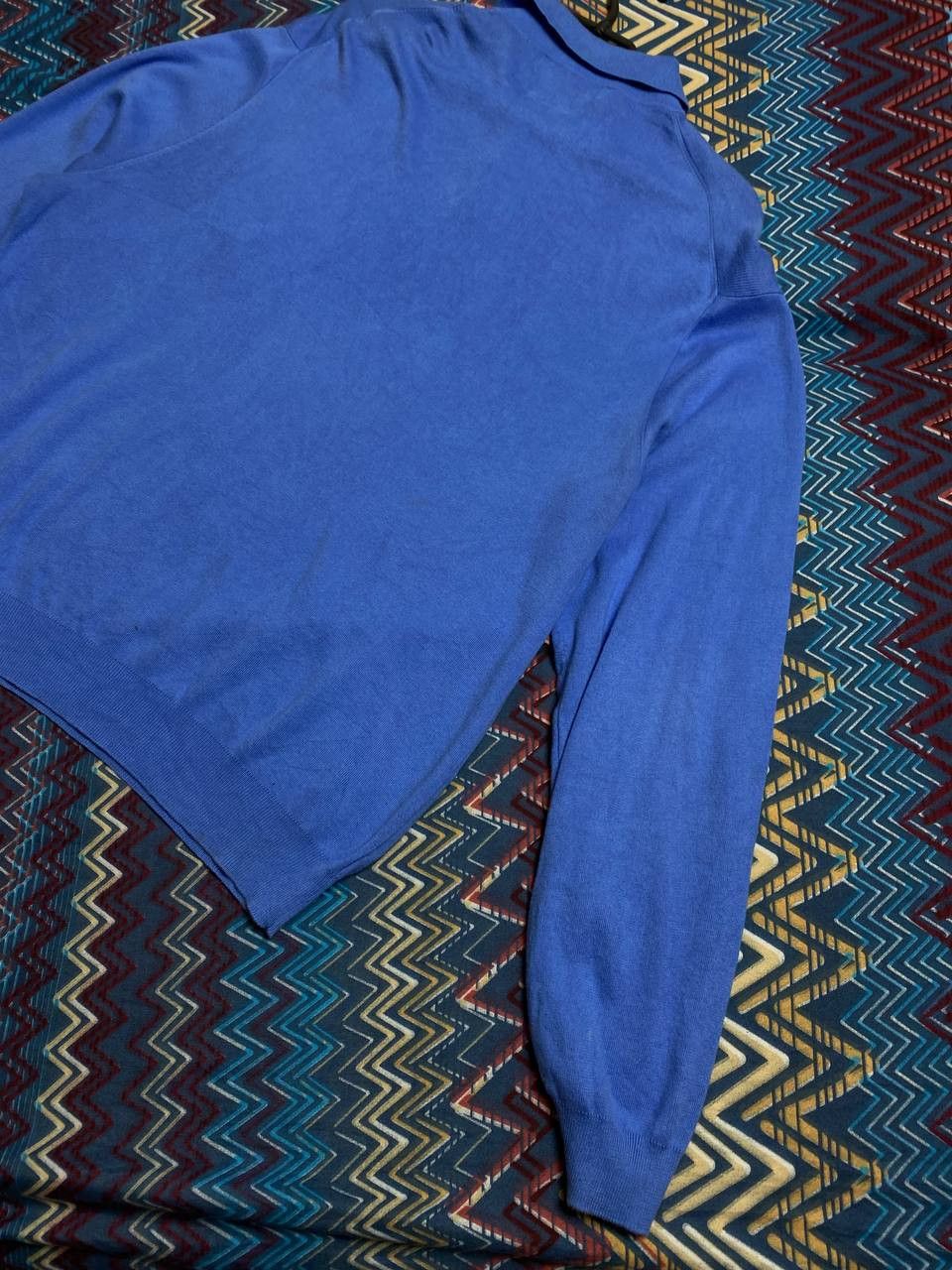 Polo Ralph Lauren Y2K Vintage blue logo Long Sleeve Polo by Ralph Lauren Size US XXL / EU 58 / 5 - 16 Thumbnail