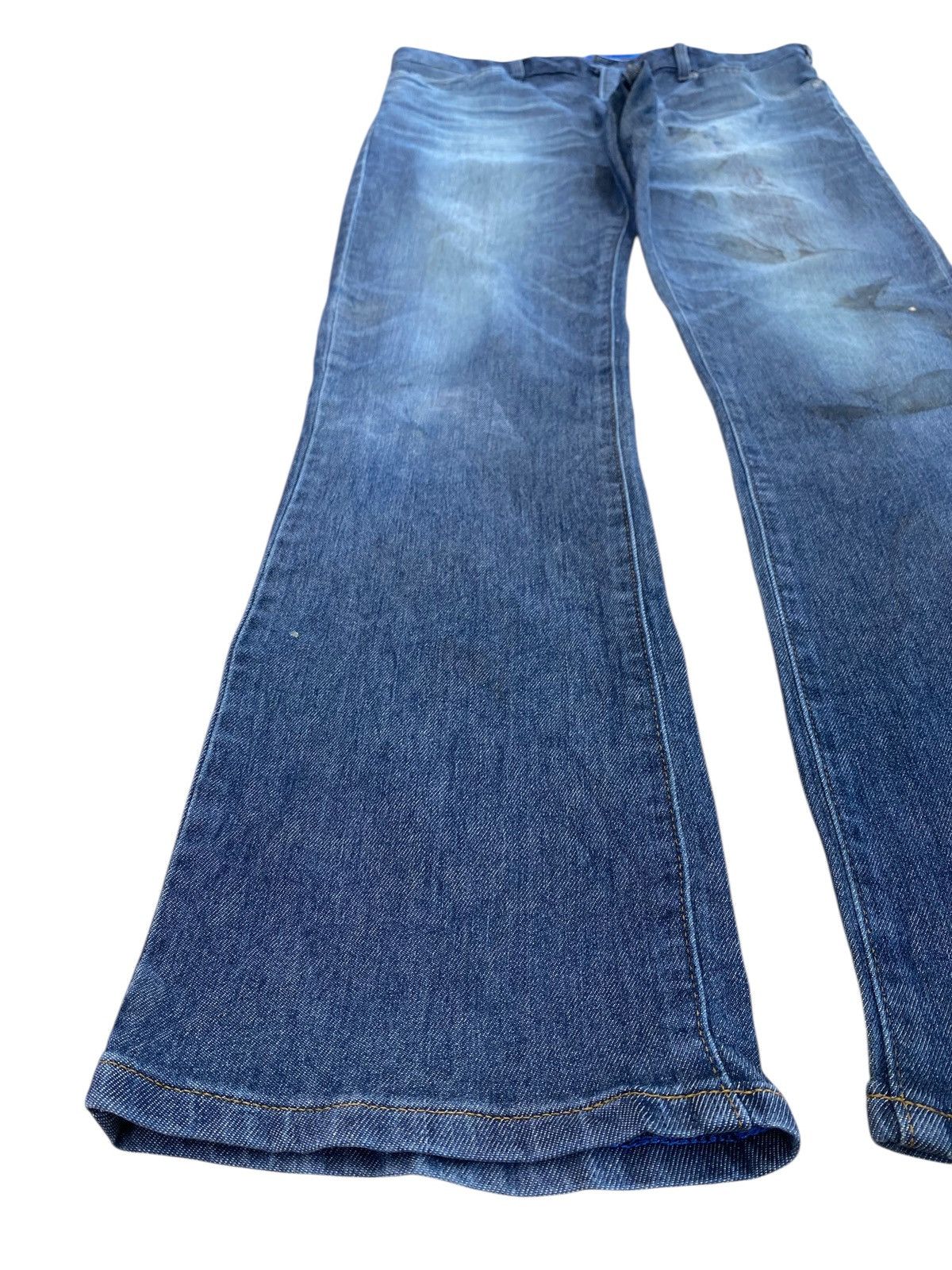 Edwin Edwin Faded Wash Whiskers Style Bootcut Soft Jeans Size US 34 / EU 50 - 7 Thumbnail