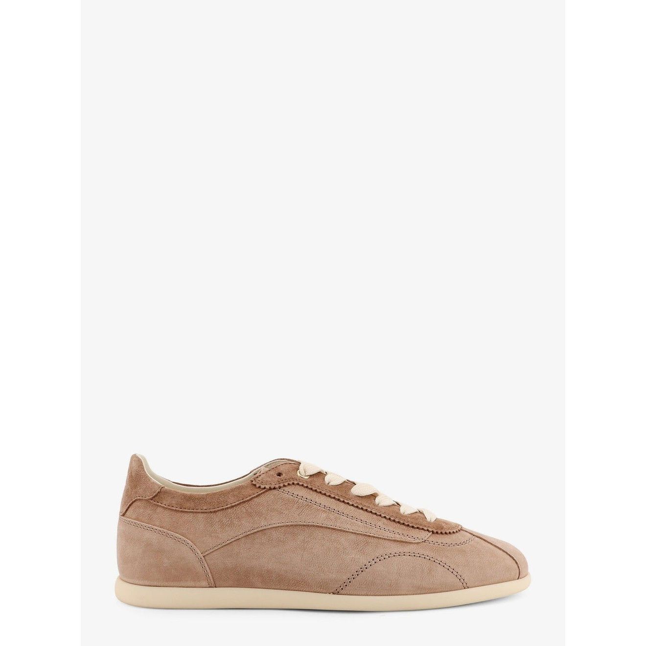 Brunello Cucinelli BRUNELLO CUCINELLI Beige Suede Sneakers New & Authentic (Men Size US 10 / EU 43 - 1 Thumbnail