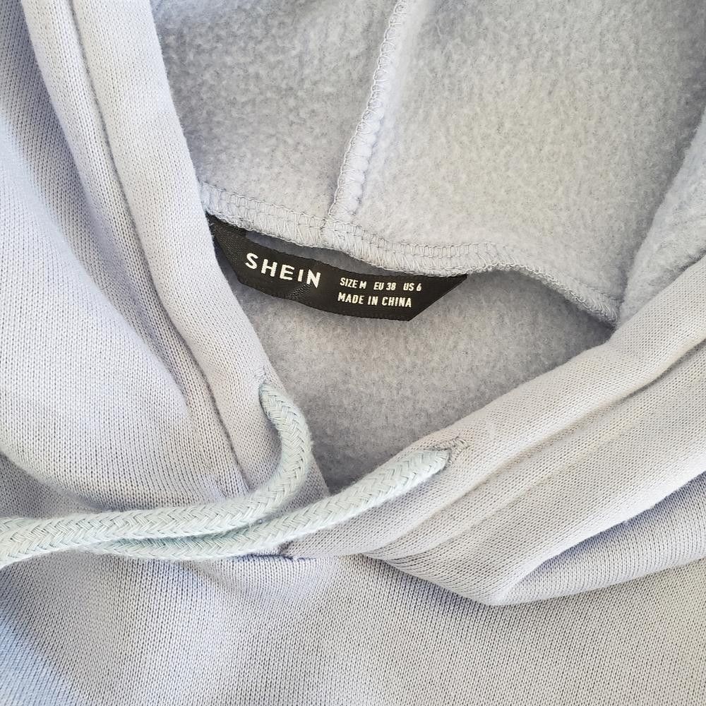 Shein Light Blue California SHEIN Hoodie Long Sleeve Size M / US 6-8 / IT 42-44 - 3 Thumbnail
