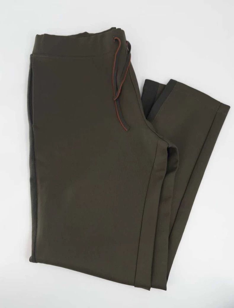 Loro Piana LORO PIANA size M Men's hoodie sweatshirt set in olive gree Size 38L - 4 Thumbnail
