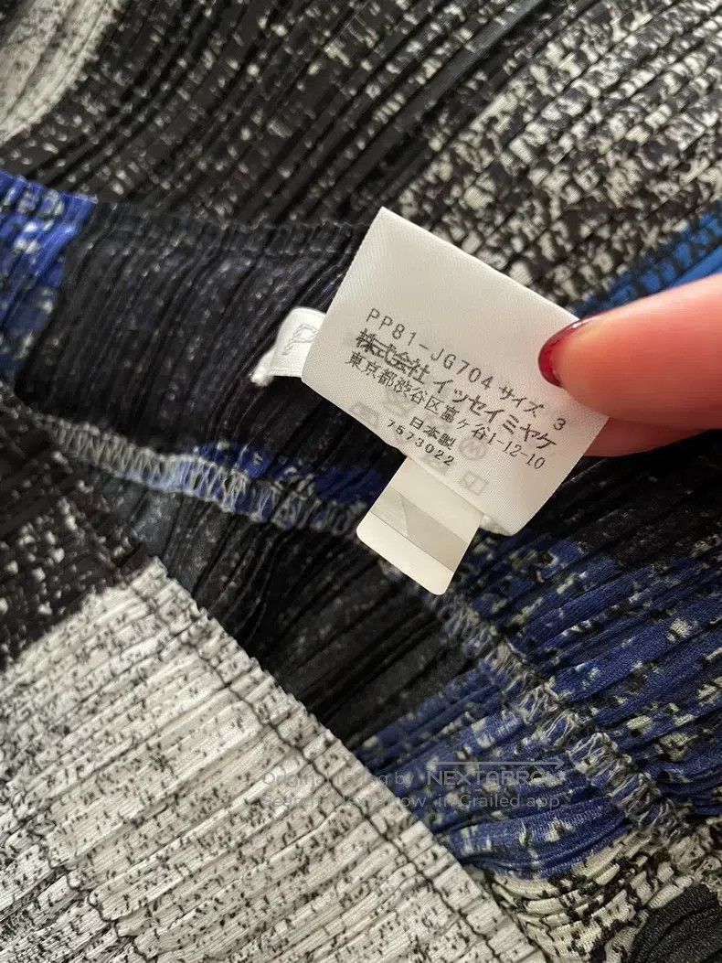 Issey Miyake Issey Miyake size:3 Color-Block Midi Skirt Size 22" - 4 Thumbnail
