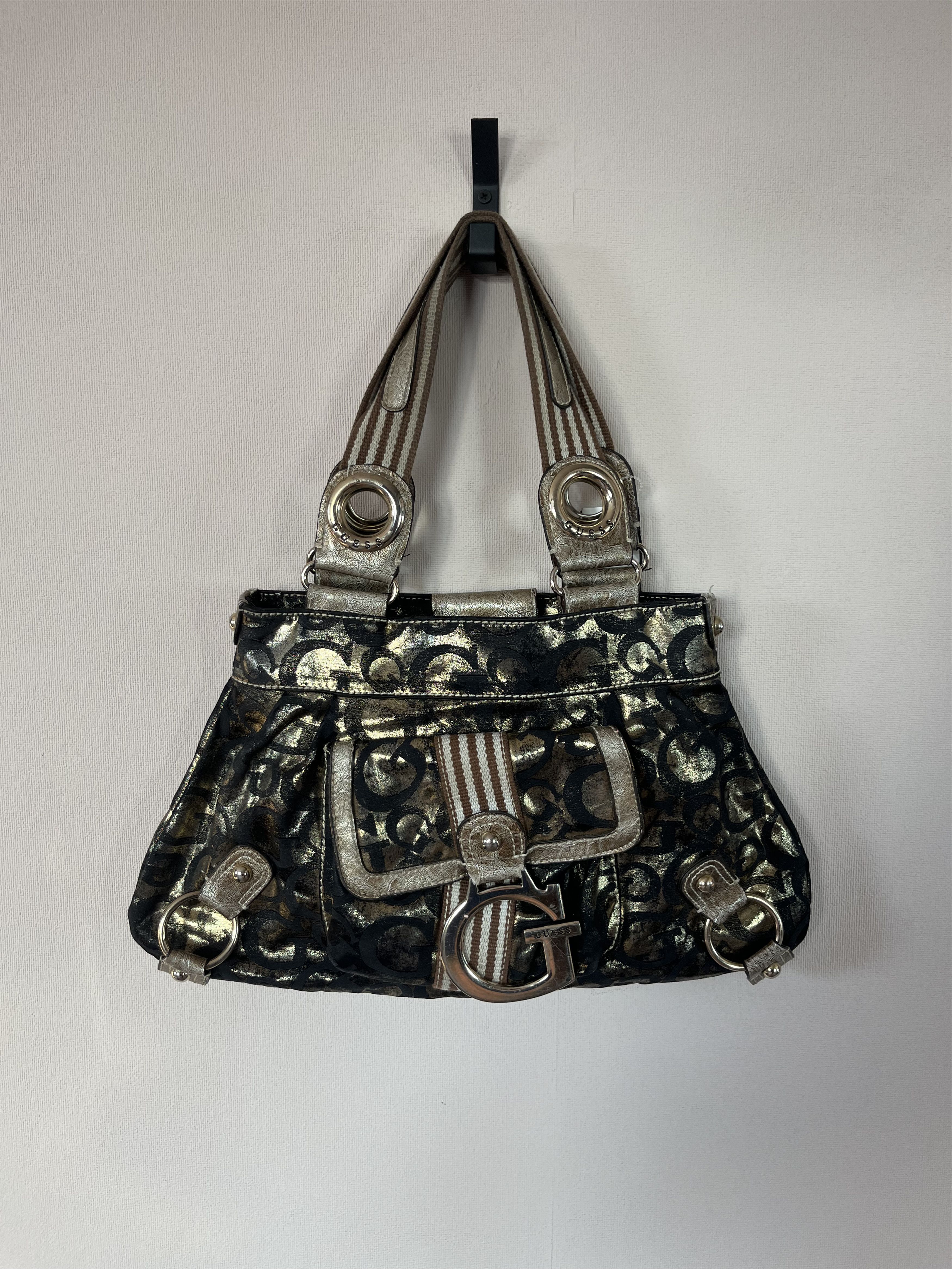 Guess Vintage Bag GUESS Y2K Style Monogram Multi Logo Metal Size ONE SIZE - 1 Thumbnail