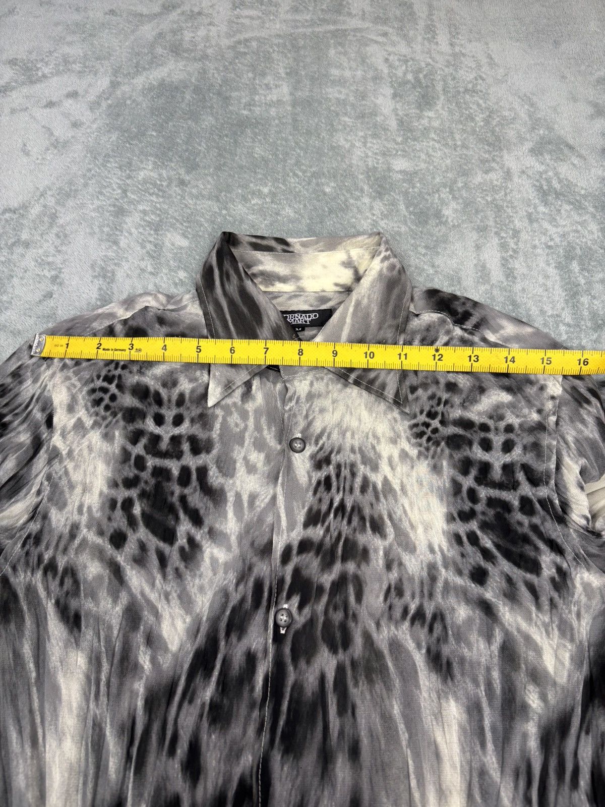 Tornado Mart Tornado Mart Leopard Pleated Wrinkle Size US M / EU 48-50 / 2 - 10 Thumbnail