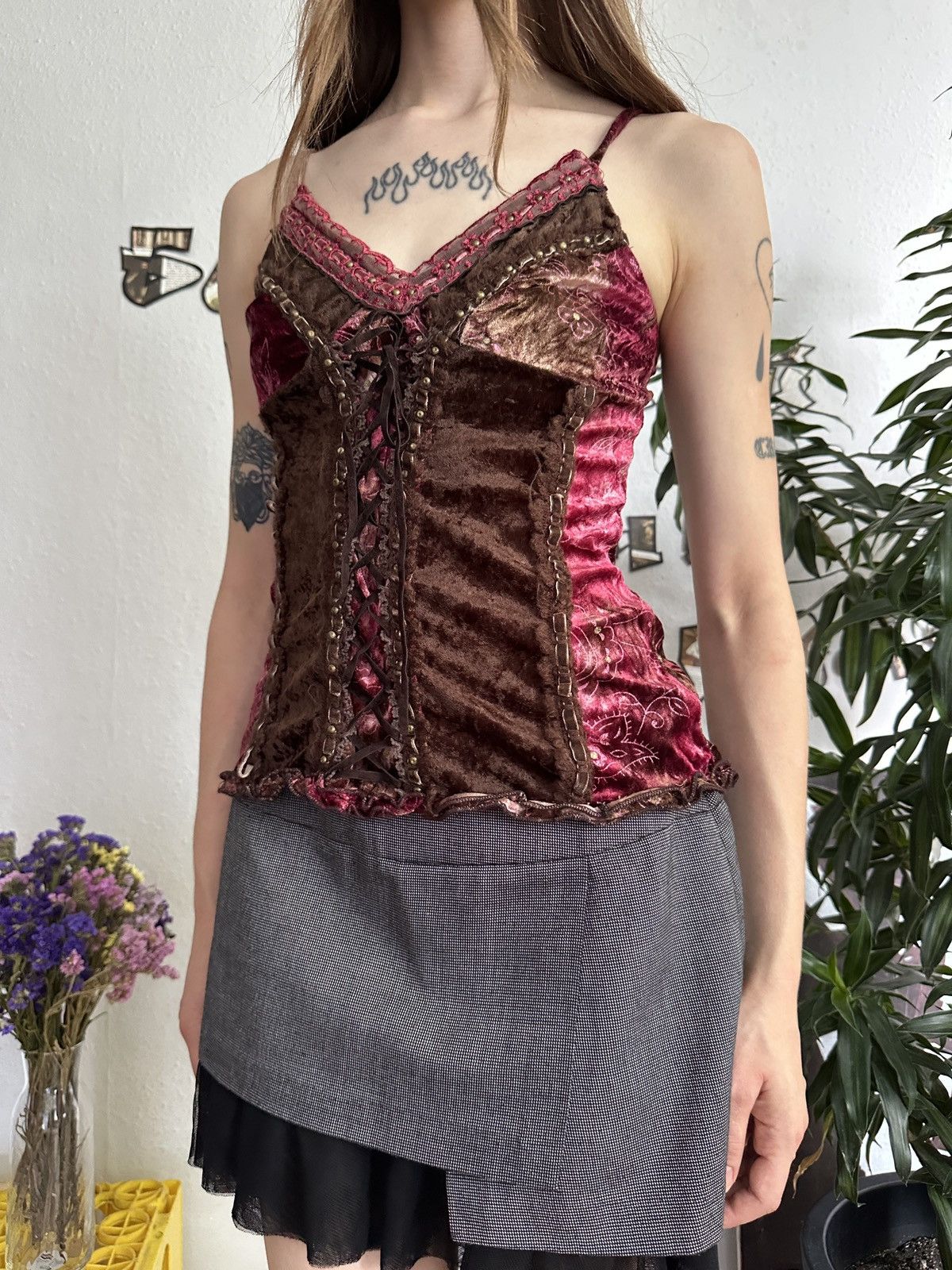 Vintage Dolce Gabbana Rust Denim Distressed Y2K Retro 00s