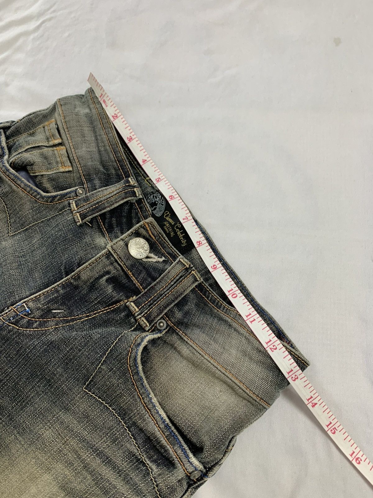 If Six Was Nine Vintage flare vienus jeans pant tornado mart style Size US 27 - 14 Thumbnail