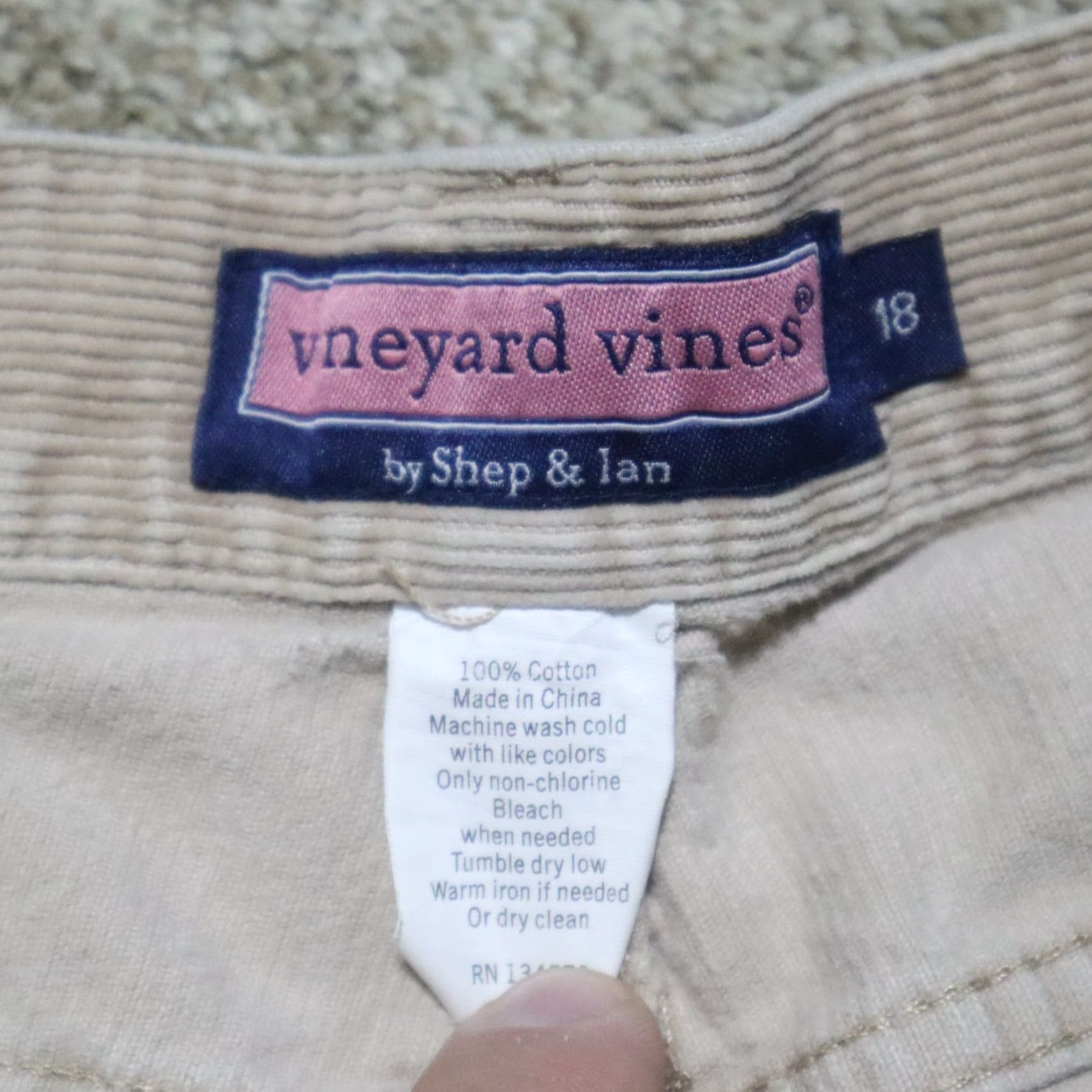 Vineyard Vines Vineyard Vines Women's Corduroy Pants Brown Tan Size 18 Size 40" / US 18 - 4 Thumbnail