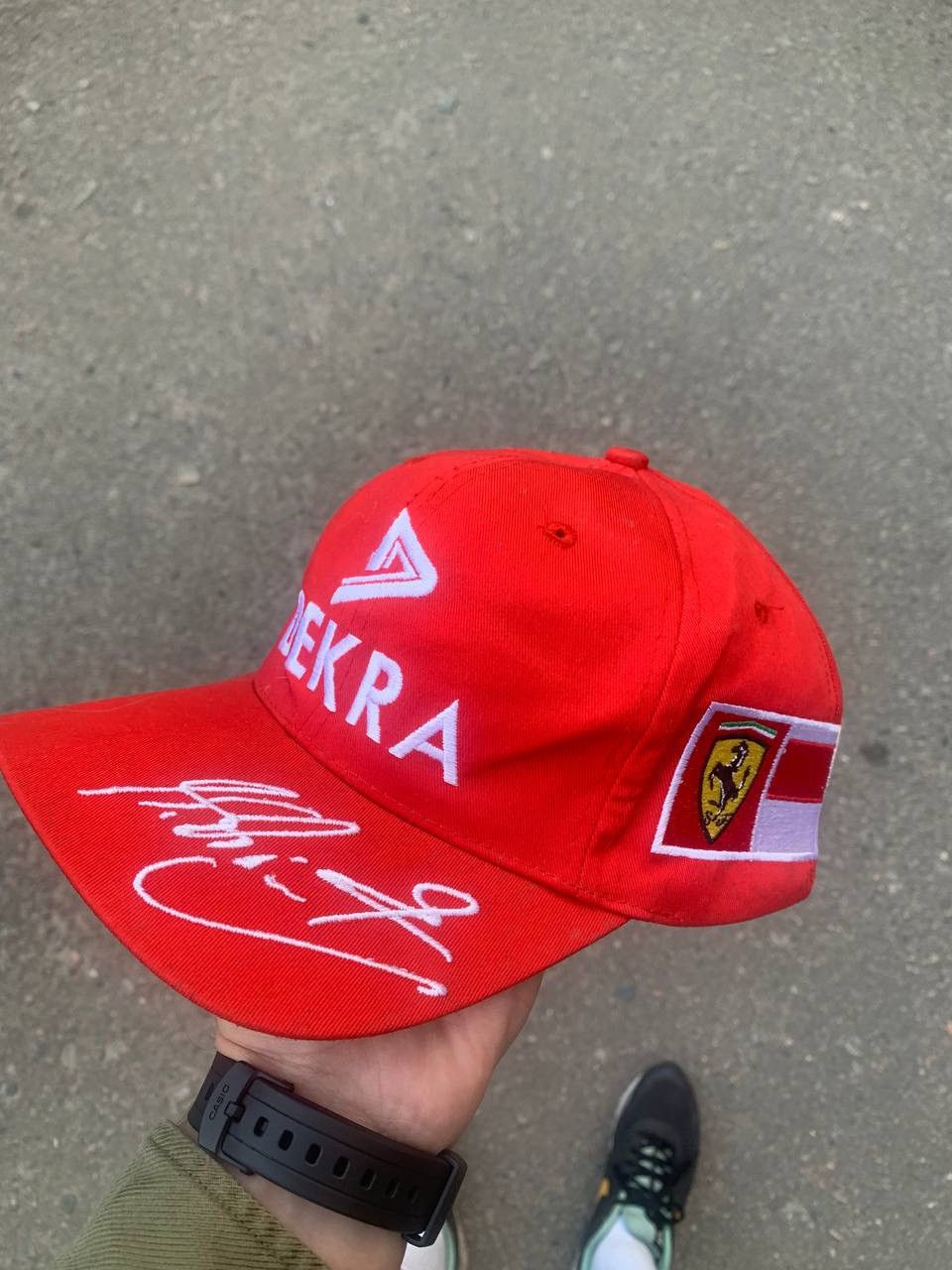 NASCAR VINTAGE FERRARI MICHAEL SCHUMACHER F1 CAP RETRO RACING 90s Size ONE SIZE - 4 Thumbnail