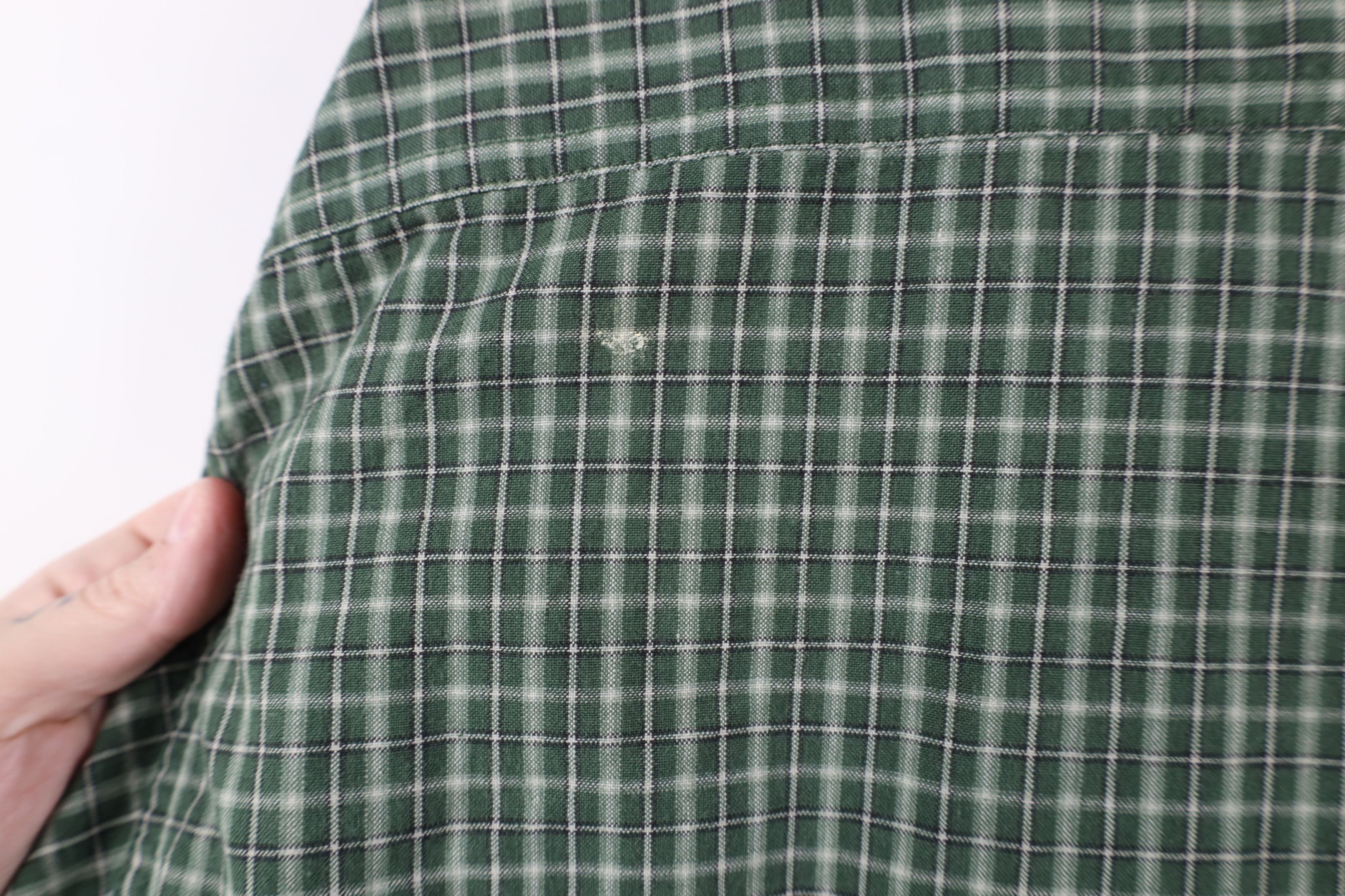 Cabelas × Vintage Vintage Cabelas Short Sleeve Collared Button Shirt Plaid Size US L / EU 52-54 / 3 - 9 Thumbnail