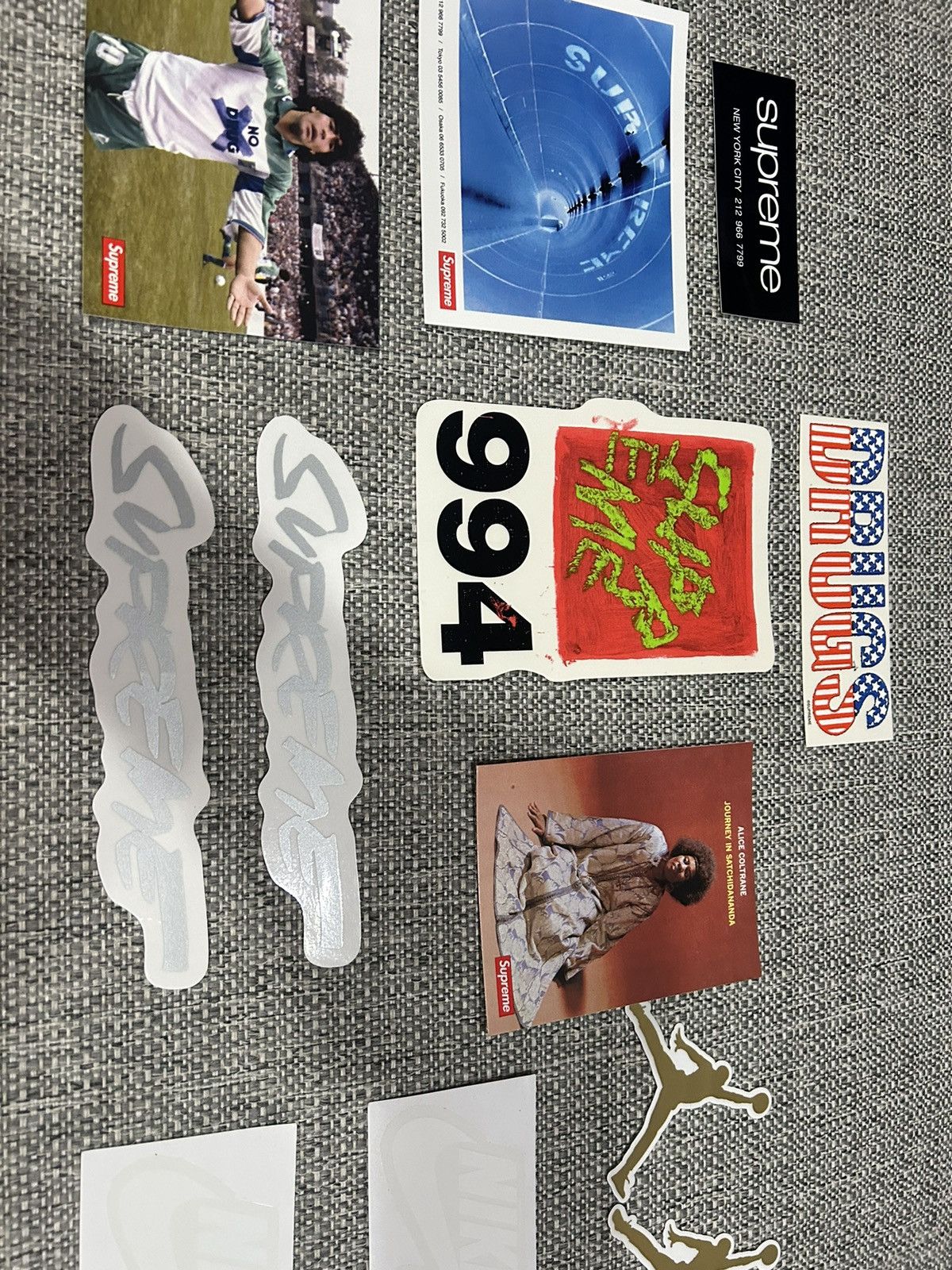Jordan Brand × Nike × Supreme Supreme and Nike stickers Size ONE SIZE - 2 Thumbnail