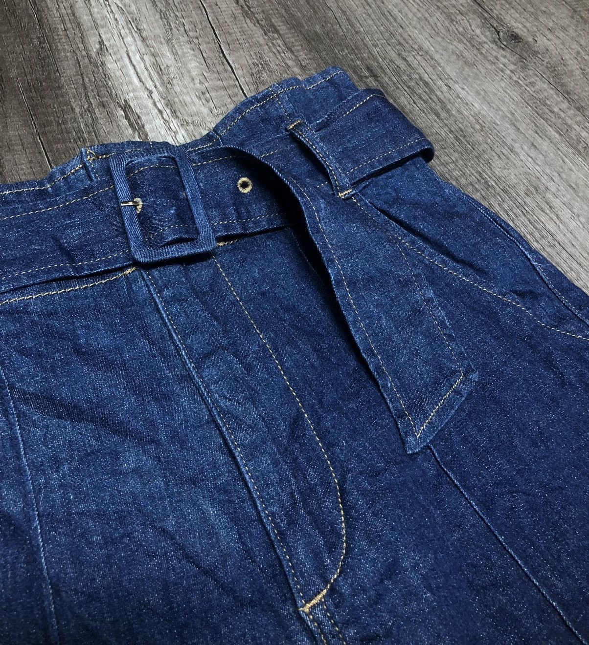Designer × Japanese Brand Japanese Brand Feroux Onward Kashiyama Co Jeans With Belt Size 28" / US 6 / IT 42 - 13 Thumbnail